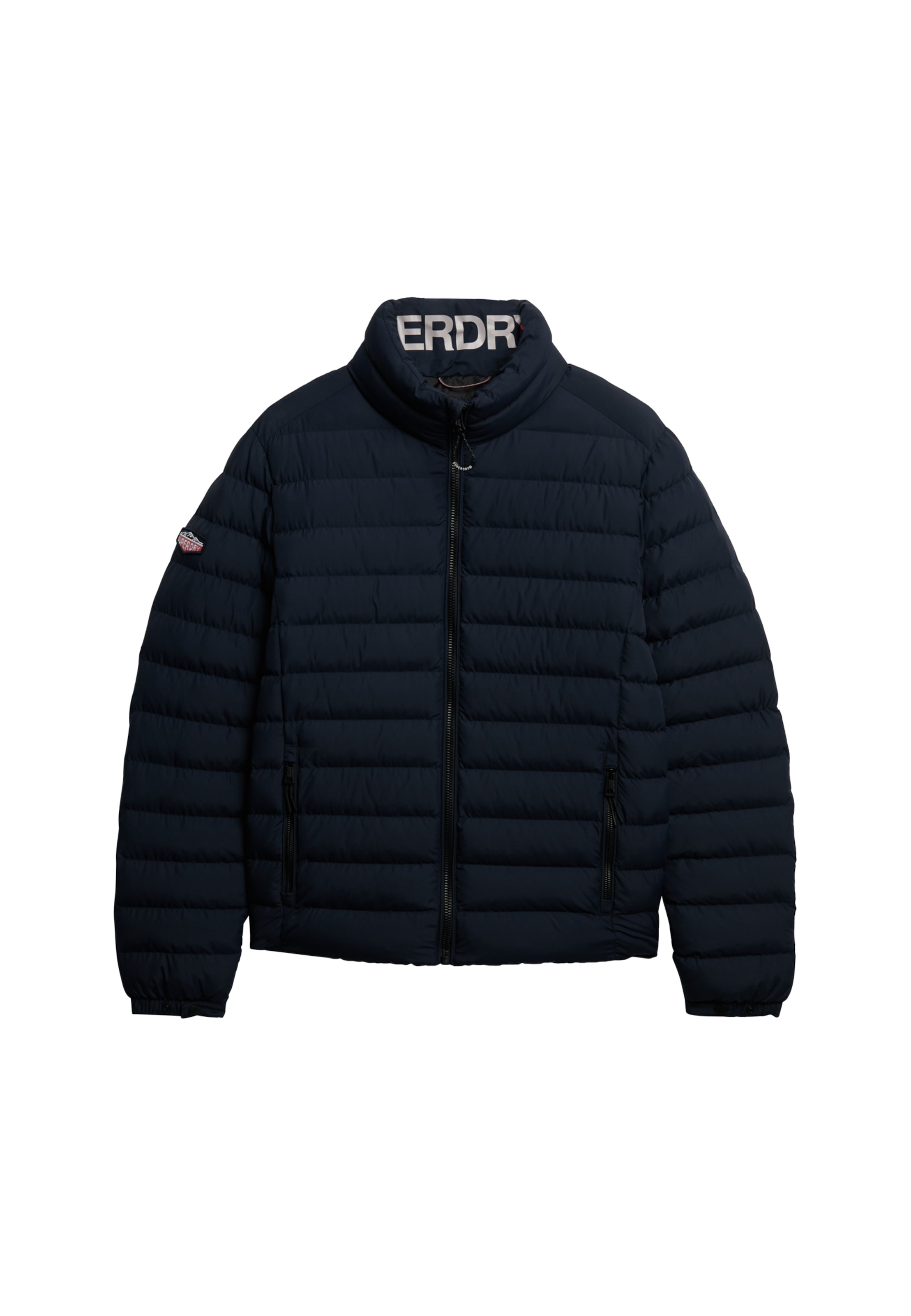 Superdry Steppjacke »FUJI PRINT PADDED JACKET« ohne Kapuze Slim Fit, mit Reissverschluss, in unifarbener Optik