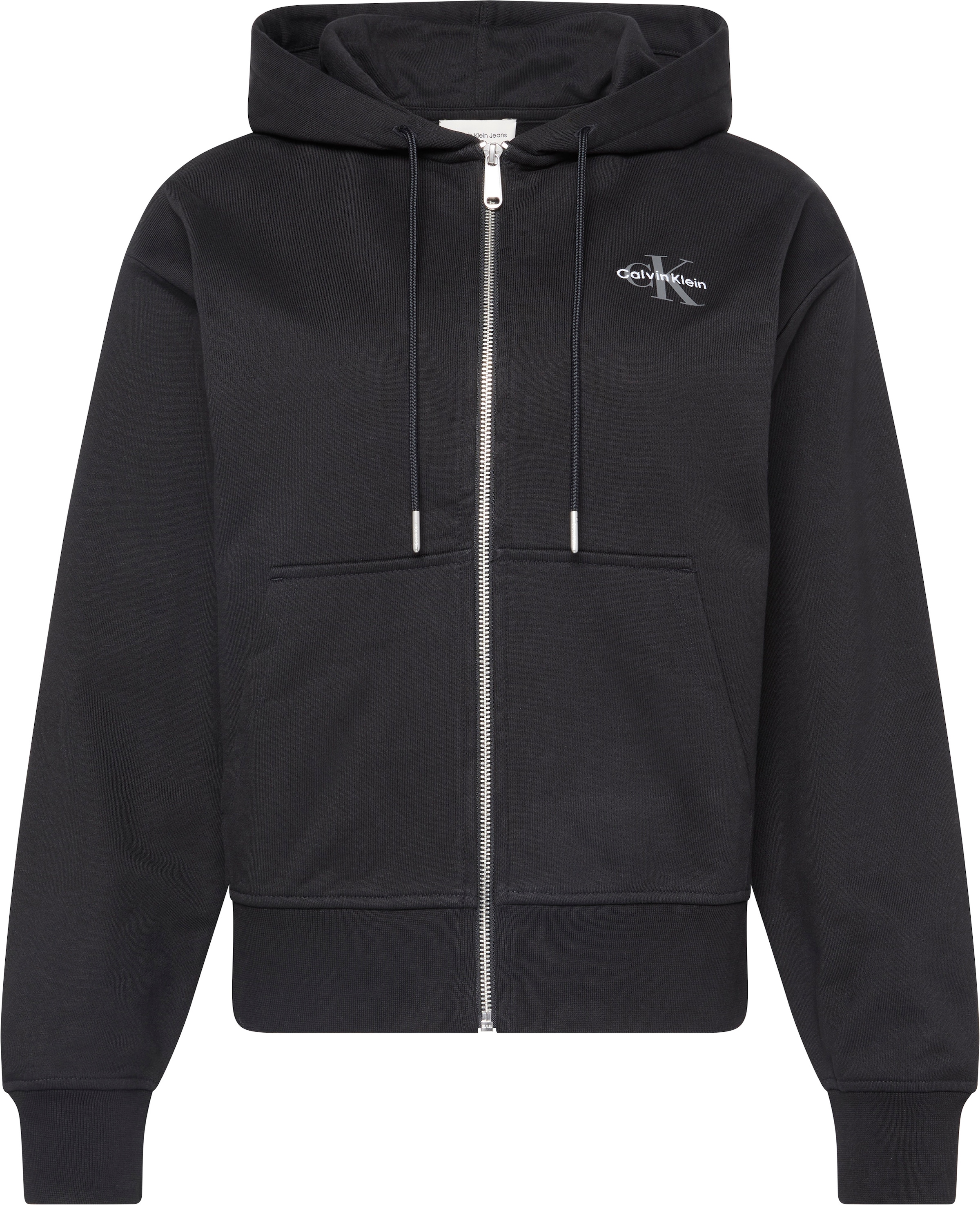 Calvin Klein Jeans Veste sweat »MNLG FRNCH TRRY FZ B« Mit Rundhalsausschnitt