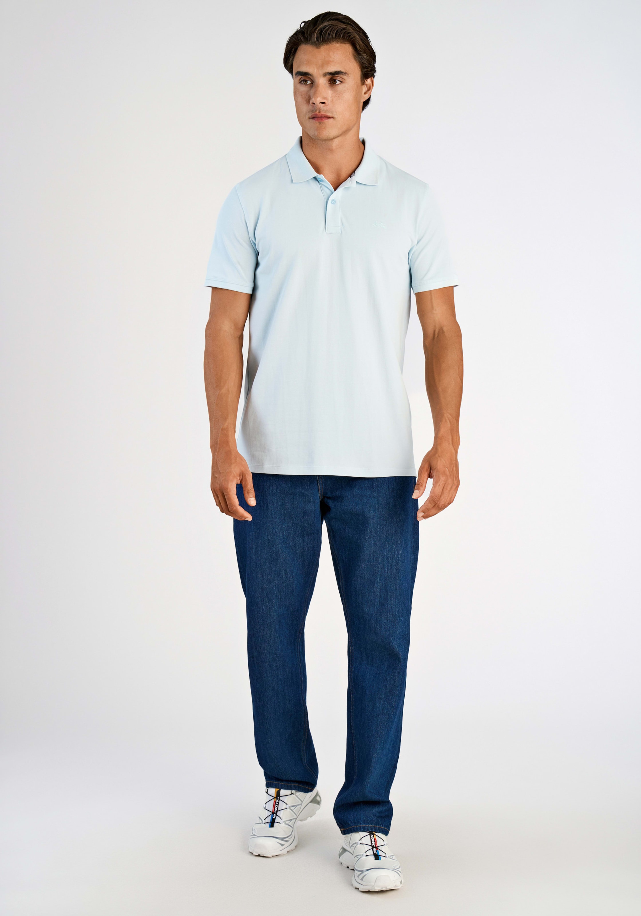 LINDBERGH Poloshirt mit Logostickerei