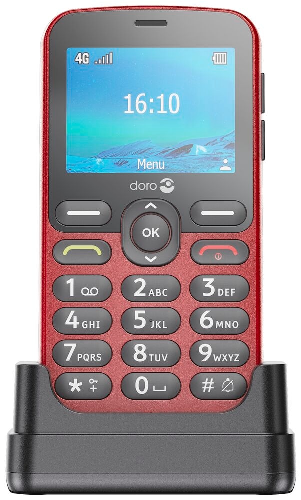 Doro Handy »1880 (ohne Netzteil)« Rot