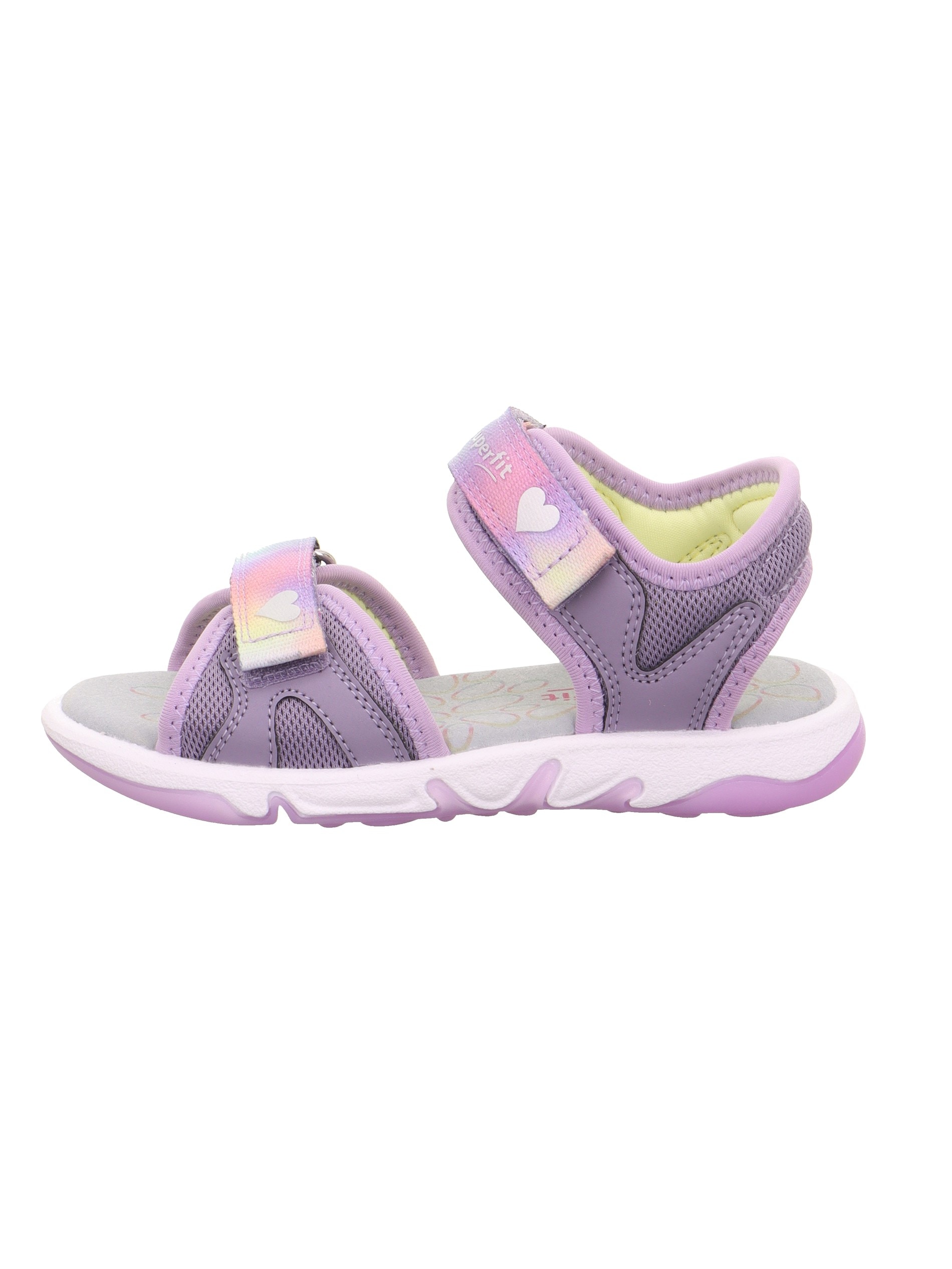 Superfit Sandale »PEBBLES WMS: mittel«  Sandalette mit süssem Motiv, Grössenschablone zum Download