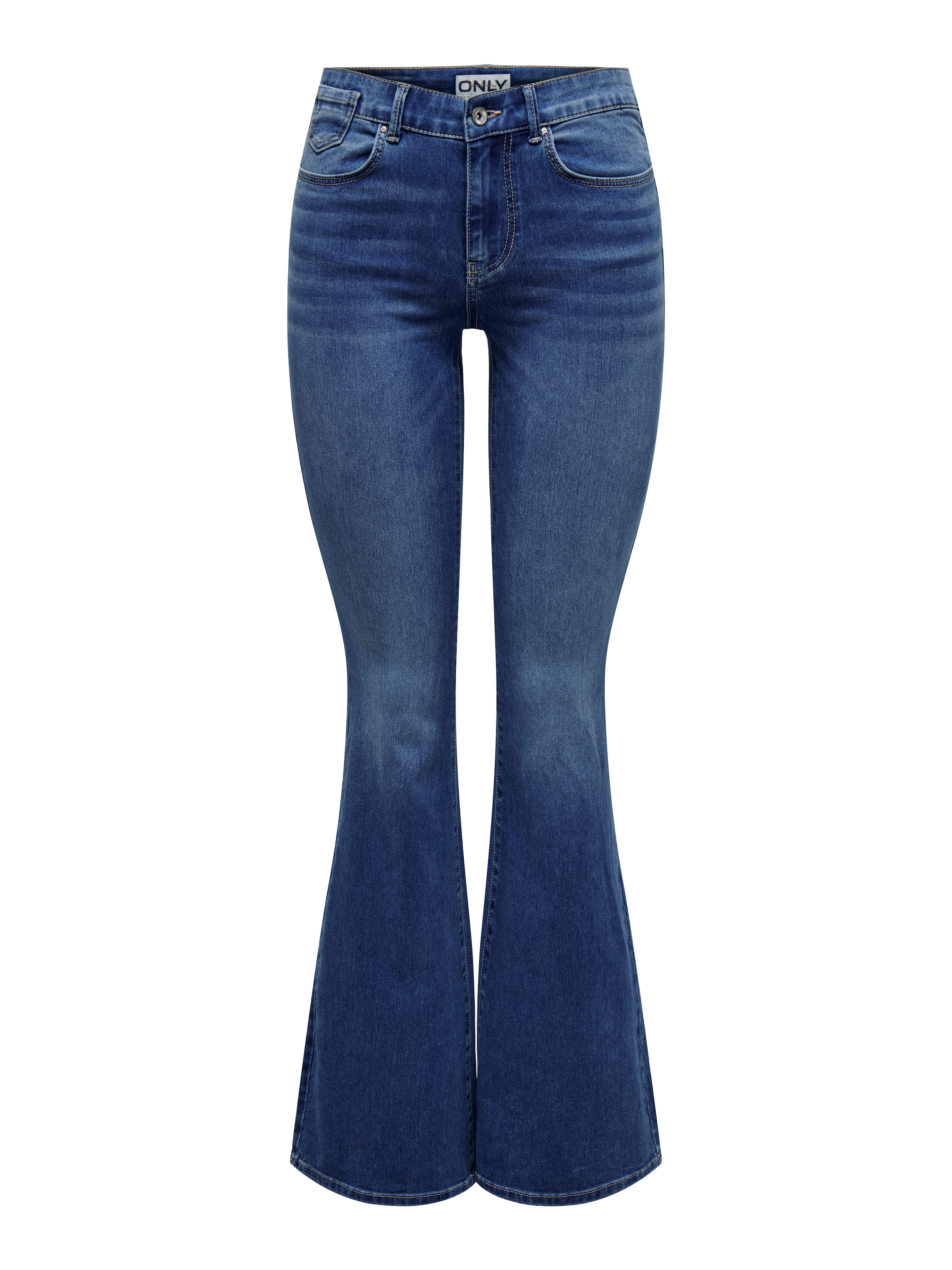 ONLY Jeans bootcut »ONLREESE REG RETRO FLARED DNM BOX« Materialmix, bootcut fit