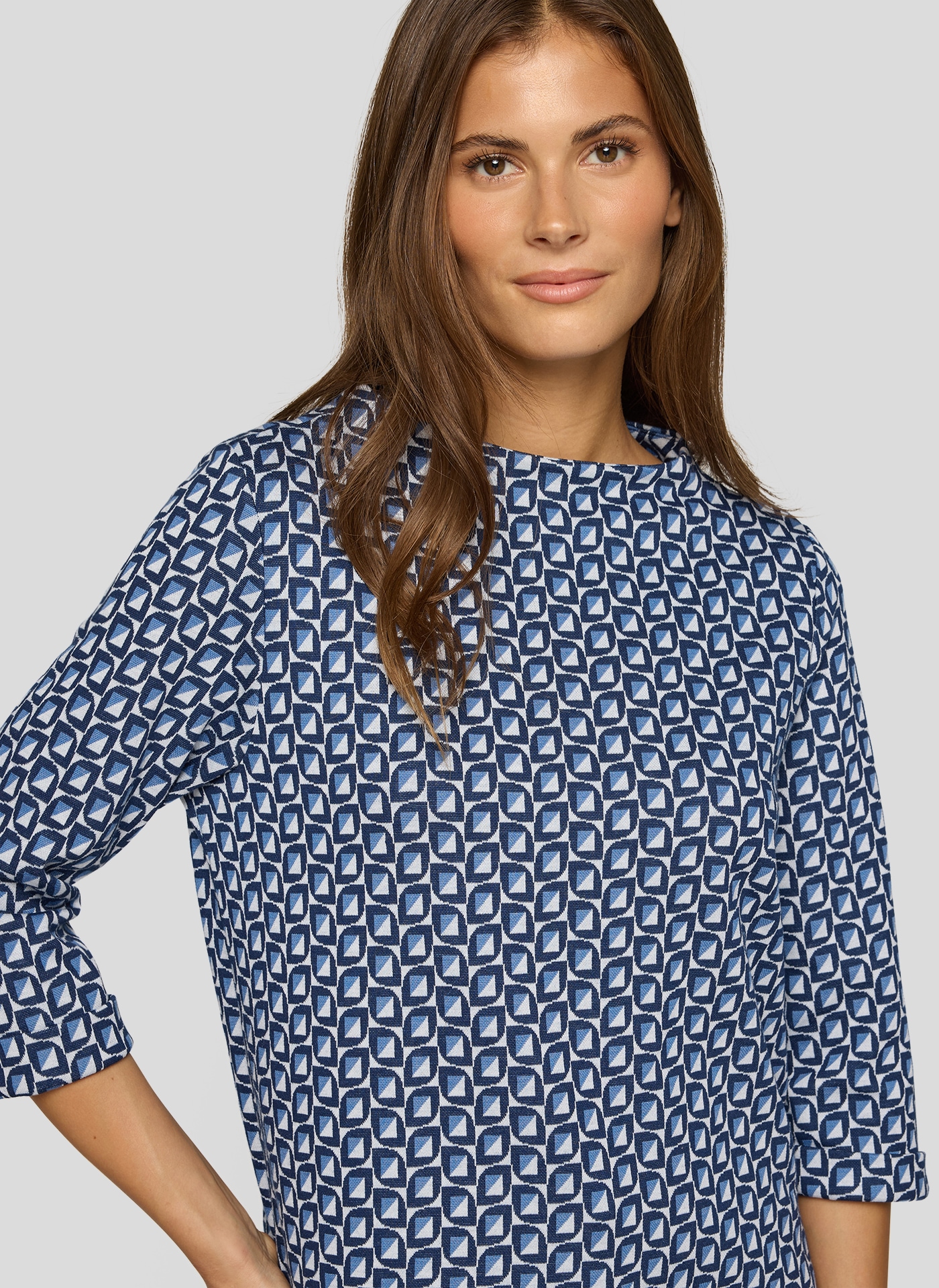 Rabe T-shirt à manches 3/4 mit All-Over Print