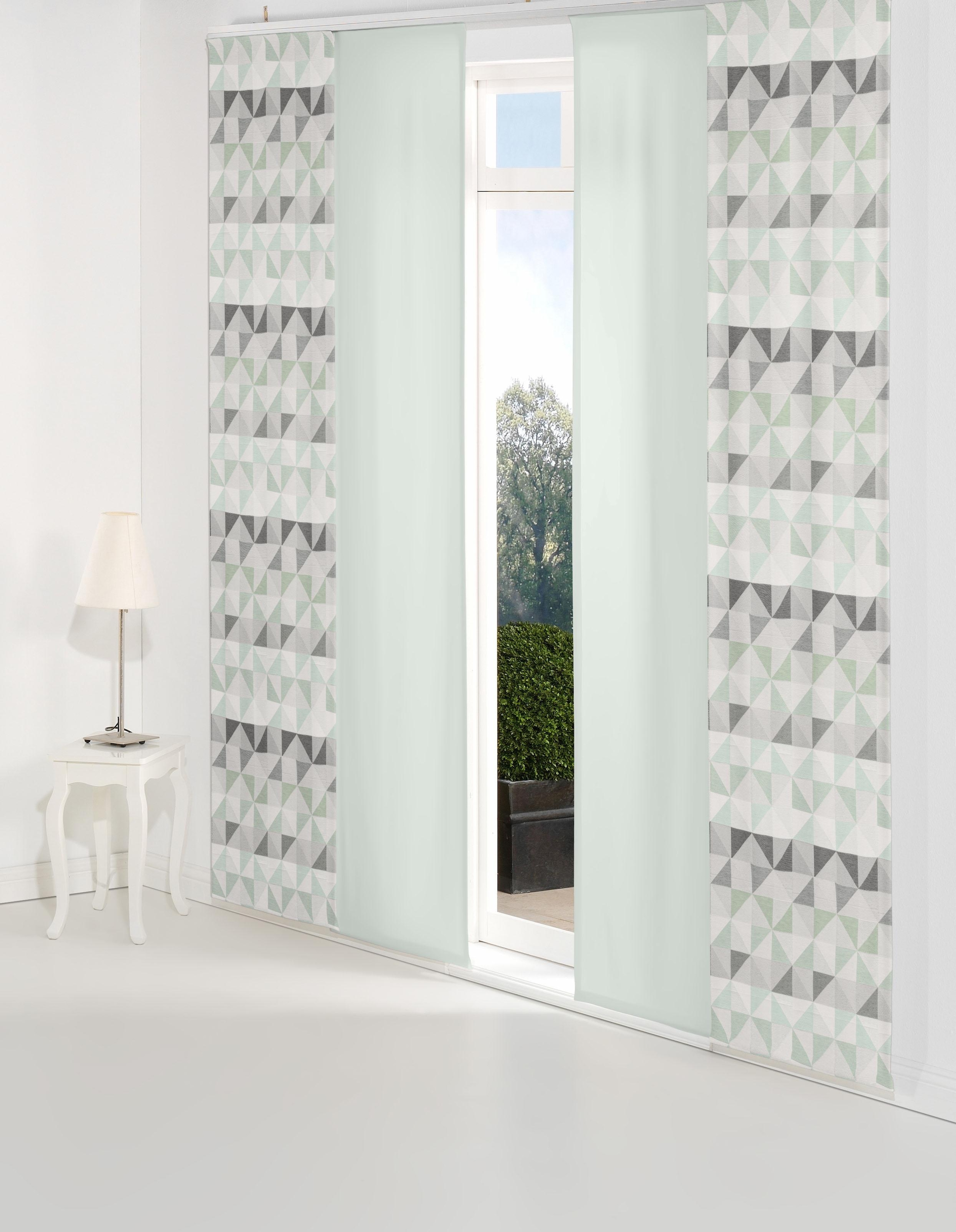 Wirth Rideau coulissant »Berlare« Support de panneau 1 cuis tlg. Inkl. Montagezubehör