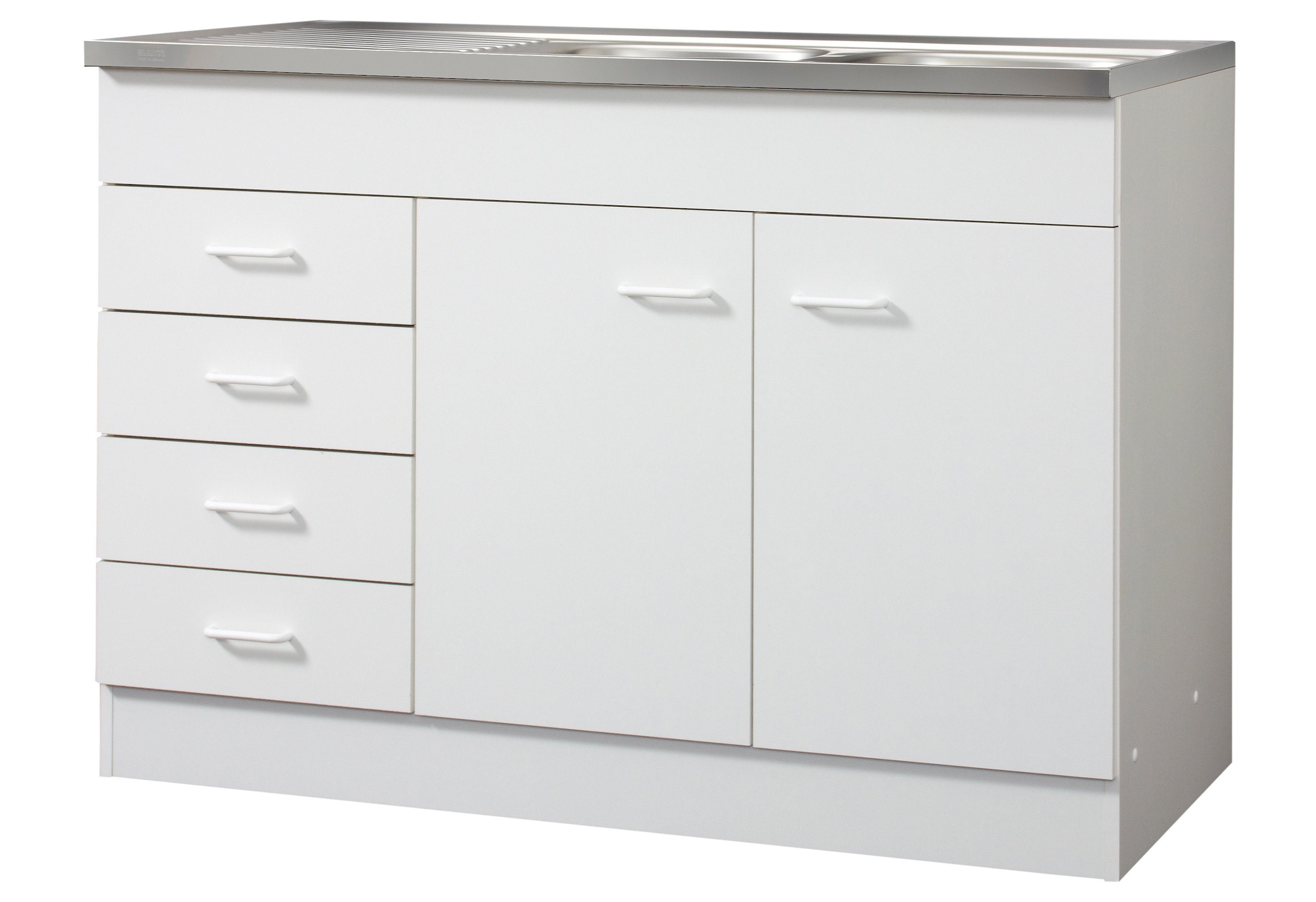 KOCHSTATION Spülenschrank »KS-Elster« Breite 120 cm