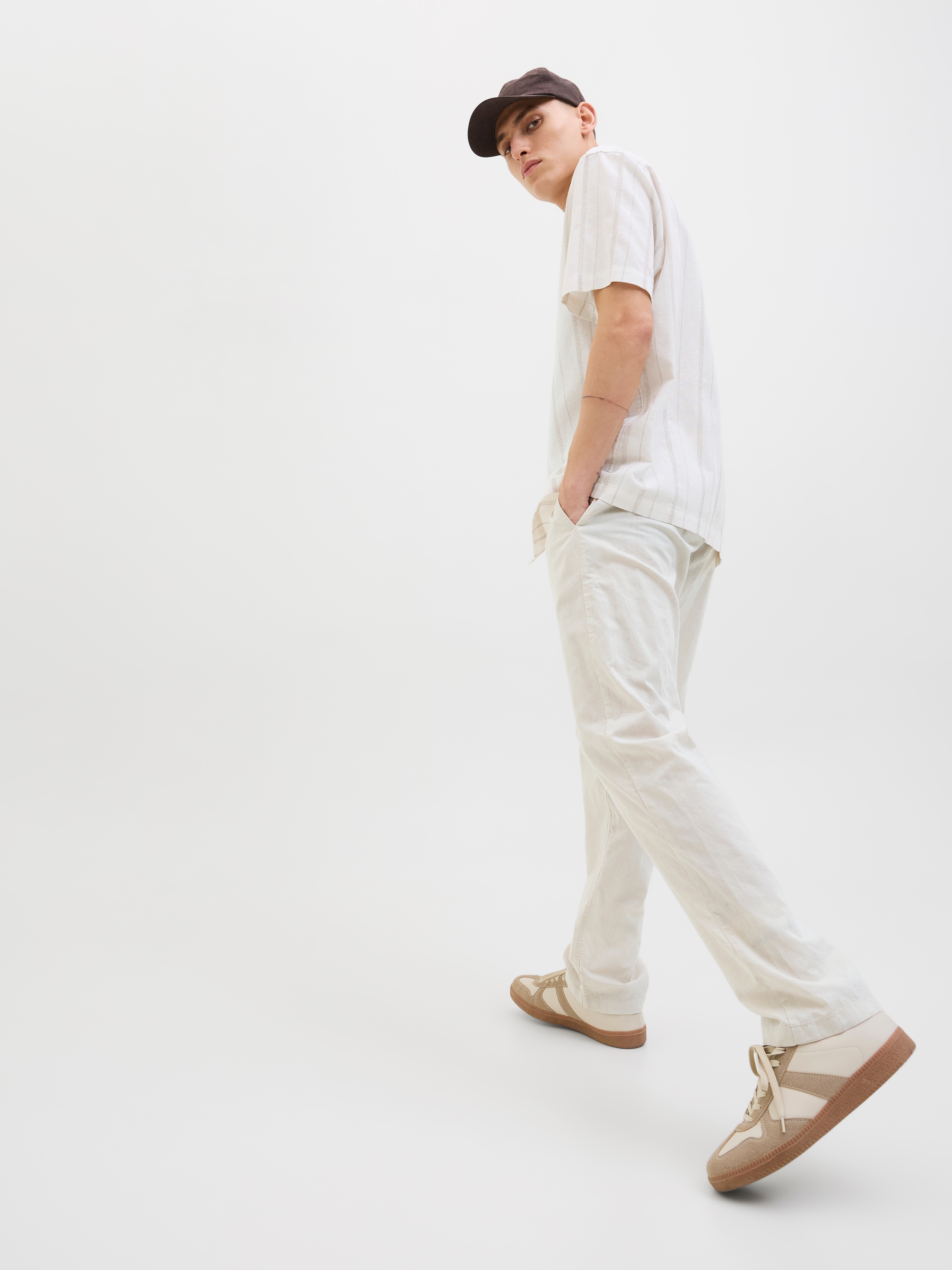 Jack & Jones Pantalon en tissu »JPSTKANE SUMMER JOGGER SN«  mit Bündchen