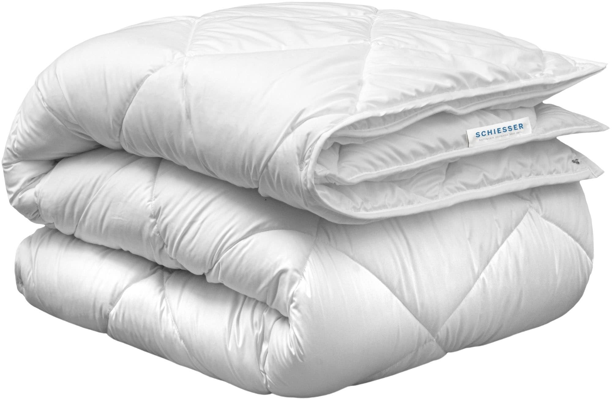 Schiesser Lit 4 saisons »Lykke - 2 zusammenknöpfbare Steppdecken für Sommer und Winter« 4-Jahreszeiten 1 cuis tlg. STANDARD 100 by OEKO-TEX® zertifiziert