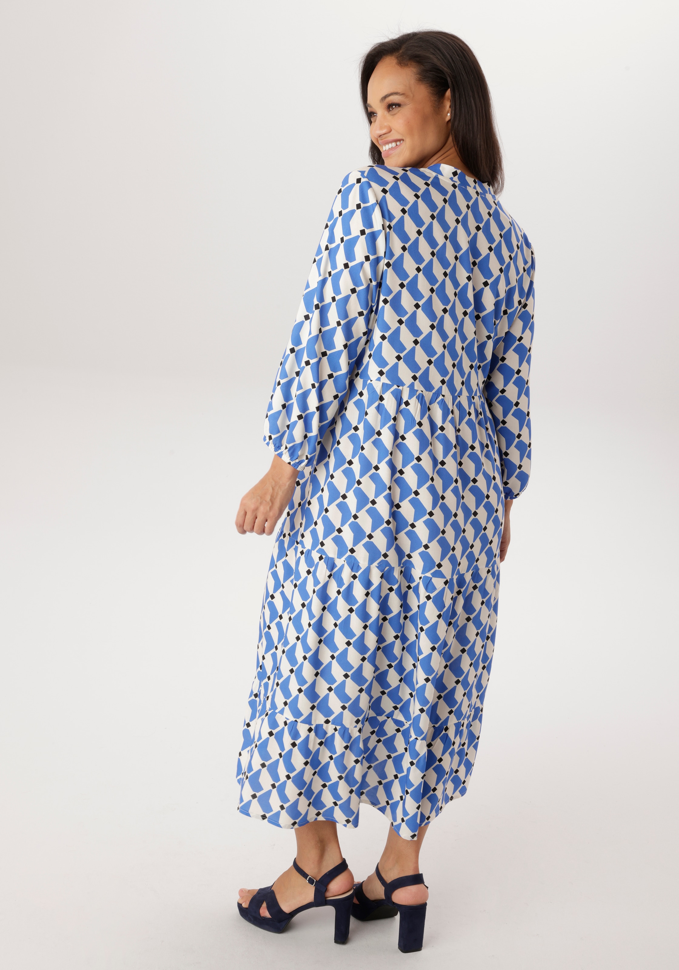 Aniston PLUS Maxi robe in trendigem Dessin - NEUE KOLLEKTION