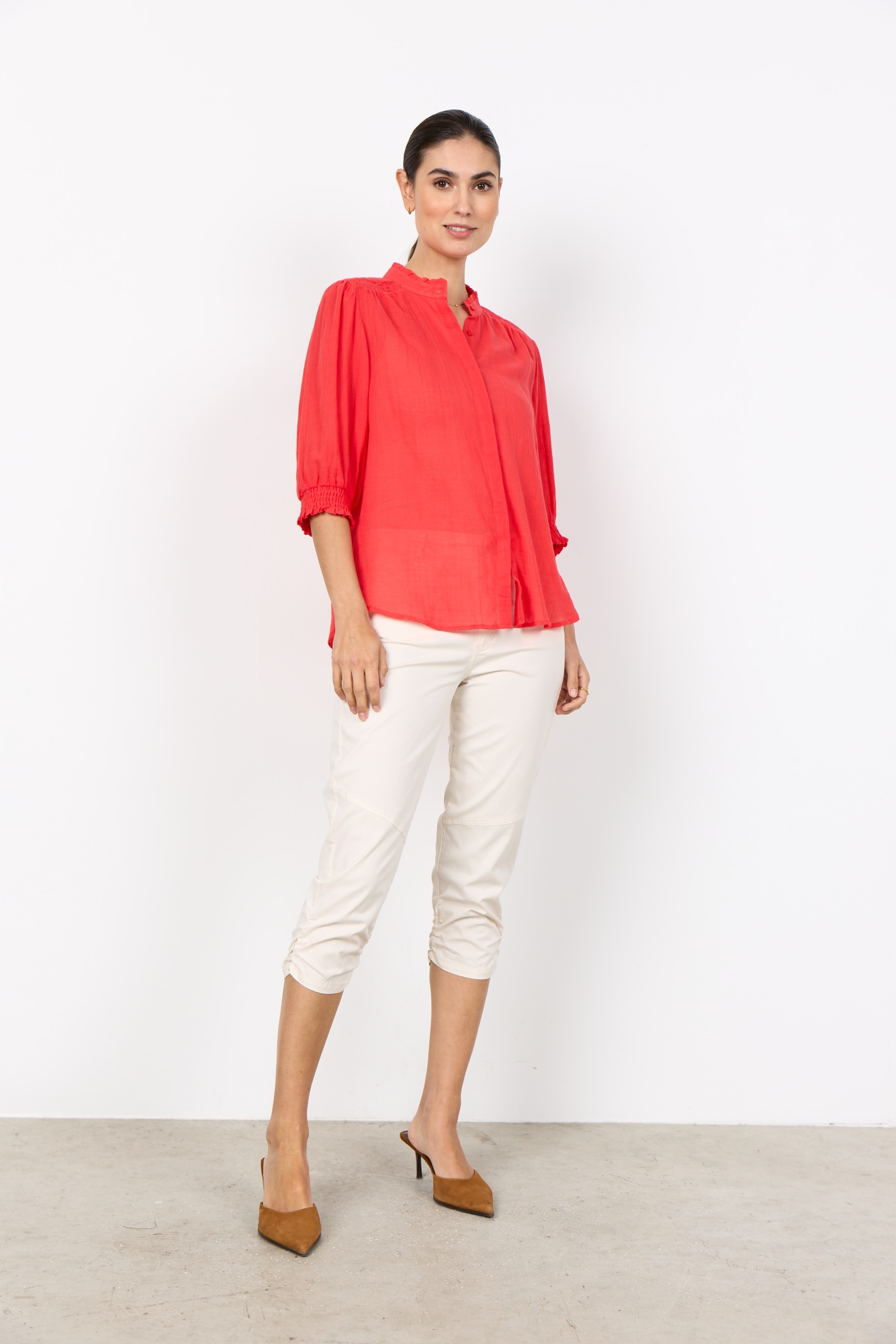 soyaconcept Blouse à manches courtes »SC-FABIANA 3« Coton