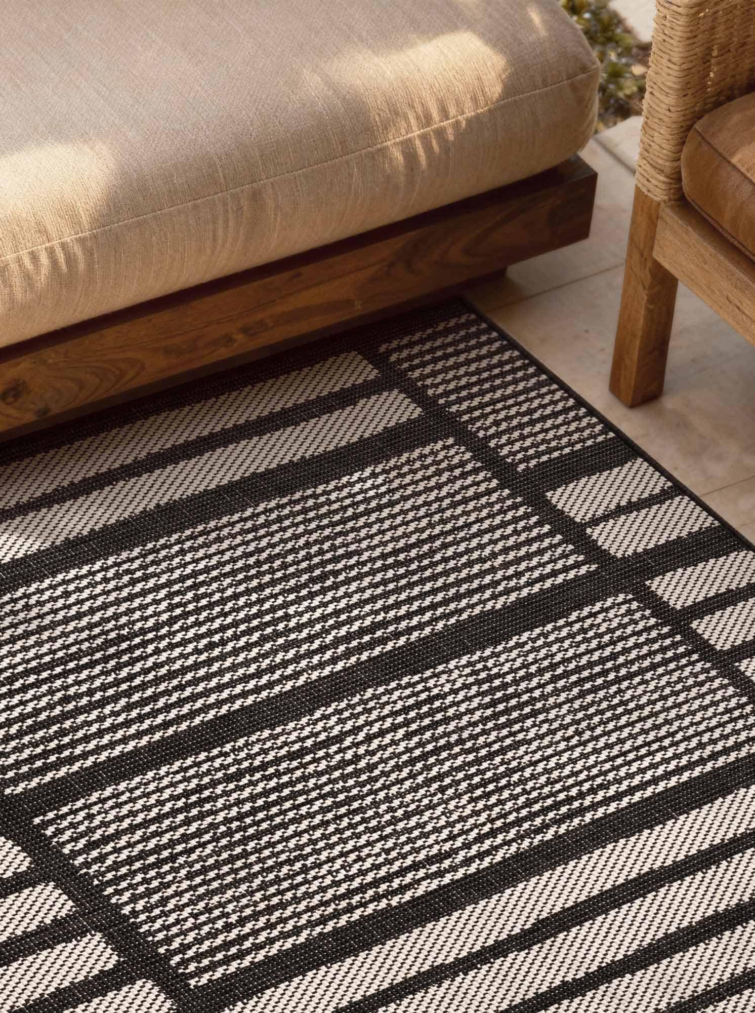 Ted Baker Tapis »Allington , Wendeteppich« Rectangulaire 8 mm Höhe Designteppich, Wetterfest, Pflegeleicht, Modern, Wohnzimmer, Terrasse