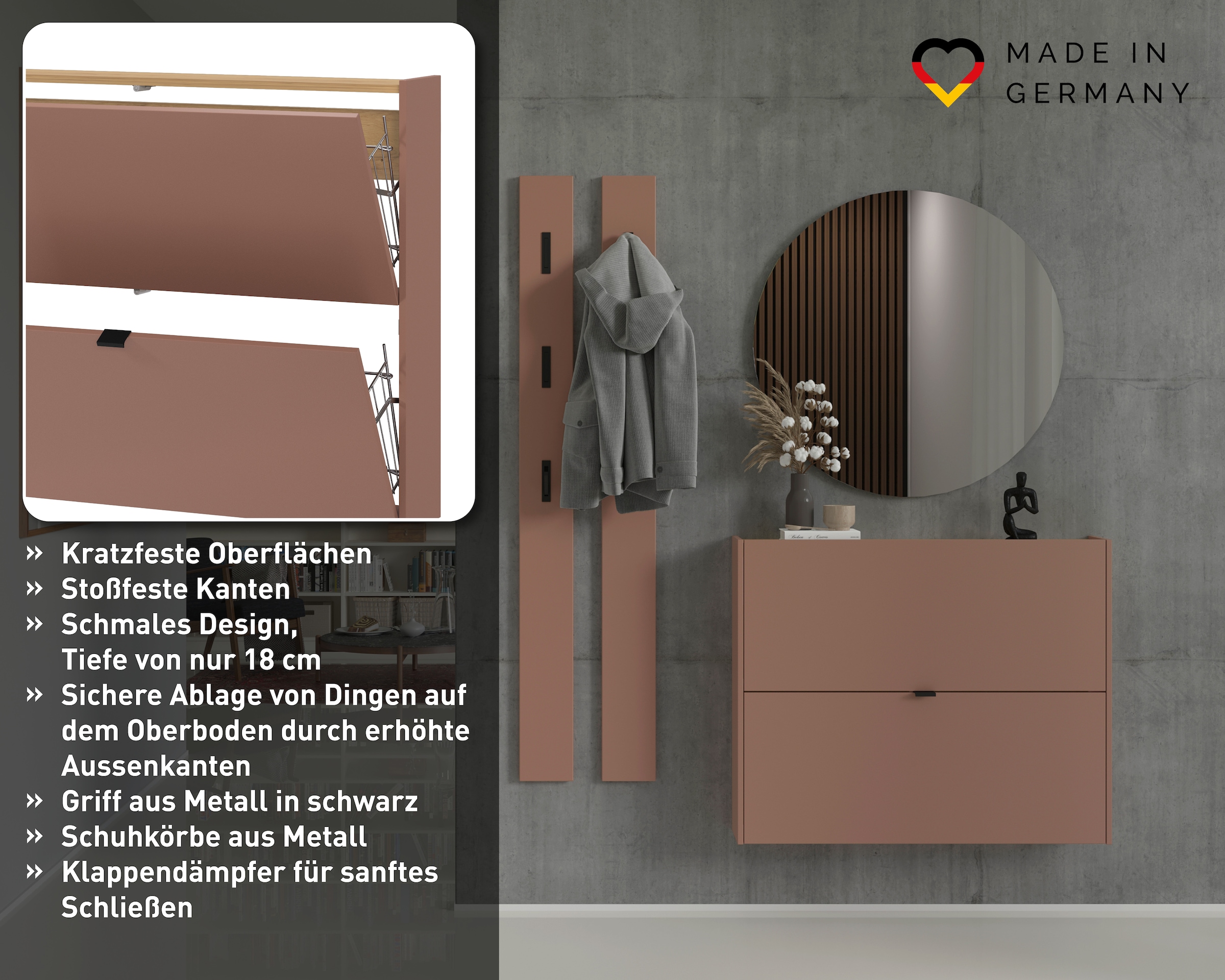 GERMANIA Schuhschrank »Ameca« 1 Stk. tlg.