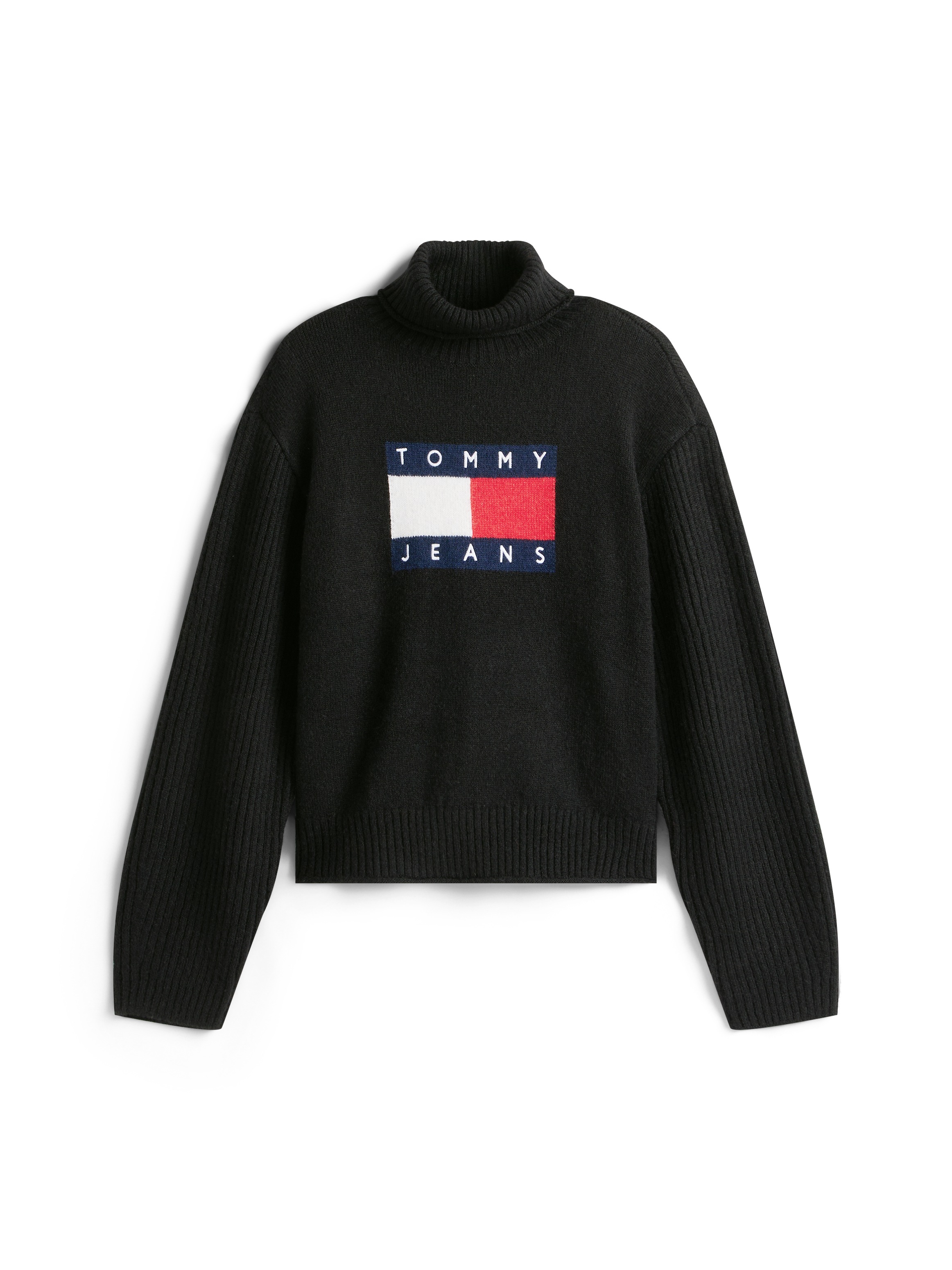 Tommy Jeans Pull à col roulé »TJW TURTLENECK FLAG SWEATER EXT«