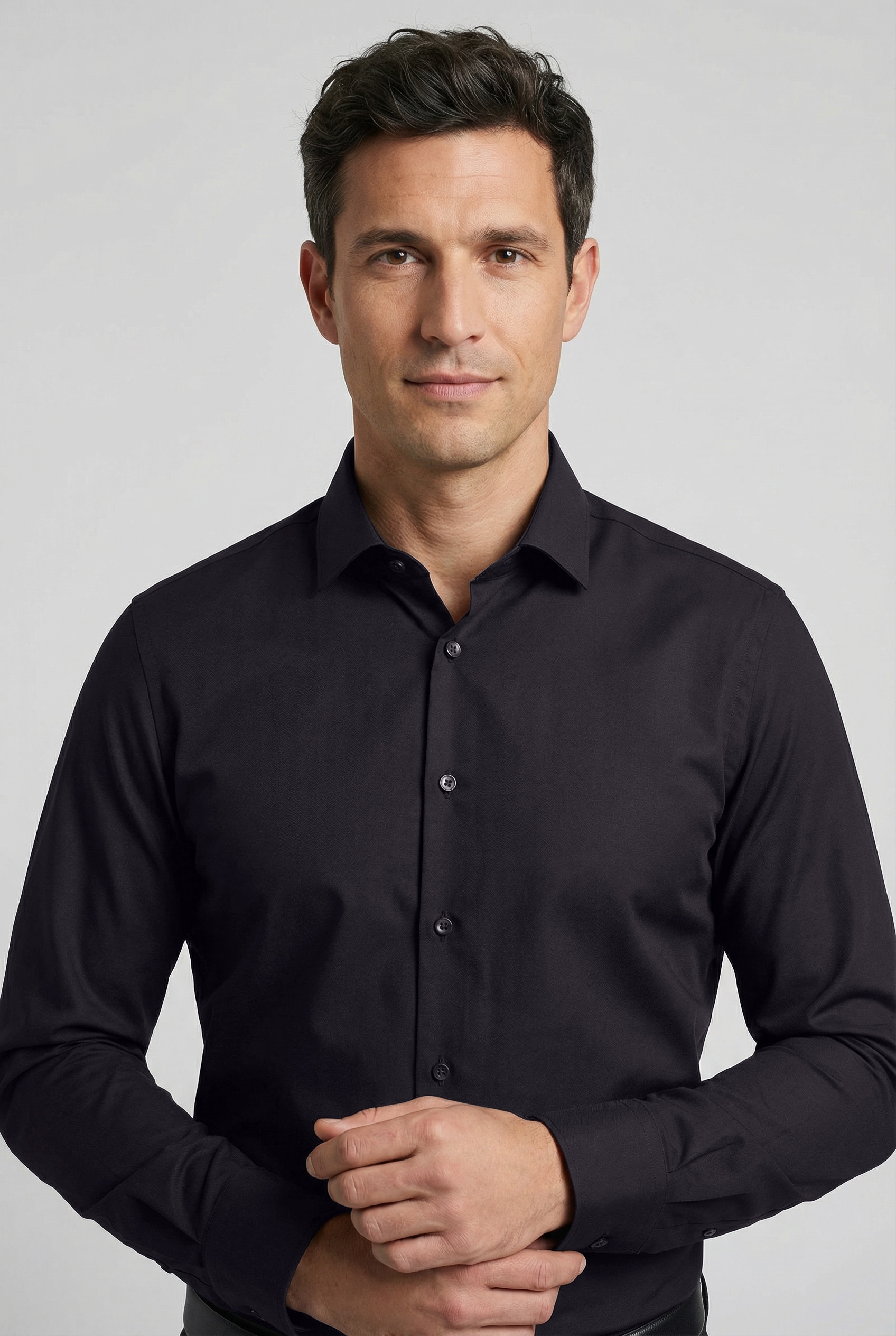 OLYMP Businesshemd »No. Six super slim« Jersey-Hemd