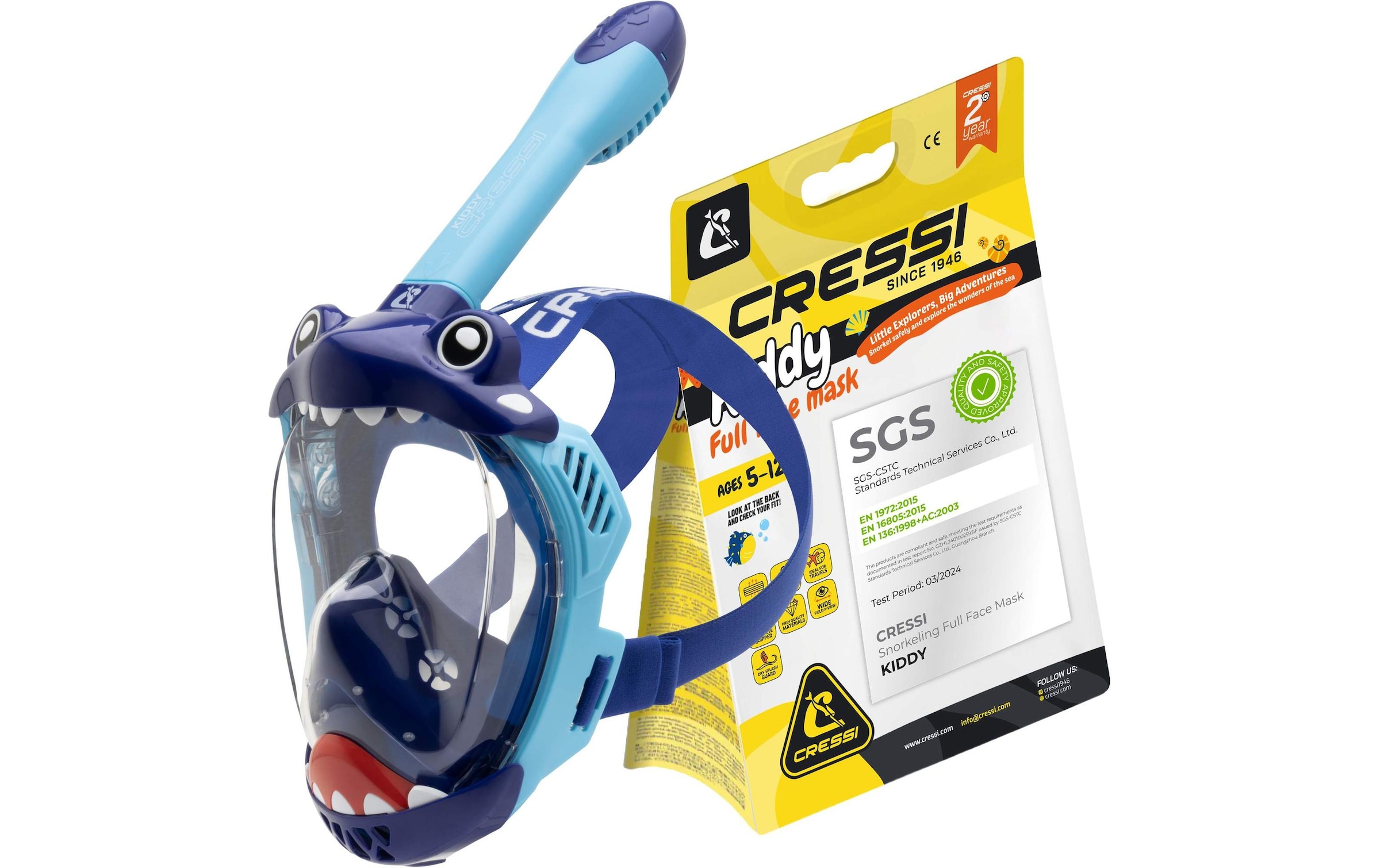 Cressi Masque de plongée »Kiddy«
