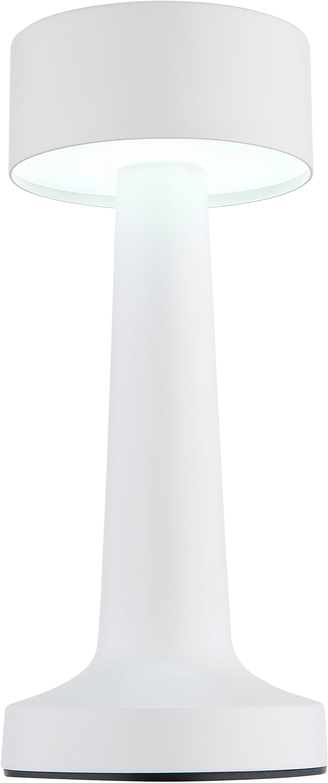 GLOBO LIGHTING Lampe de table LED »ANGELIKA - Akkutischleuchte« 1 cuis blanc chaud - blanc froid Design Tischleuchte, Akku, modern,  Akkulampe, CCT