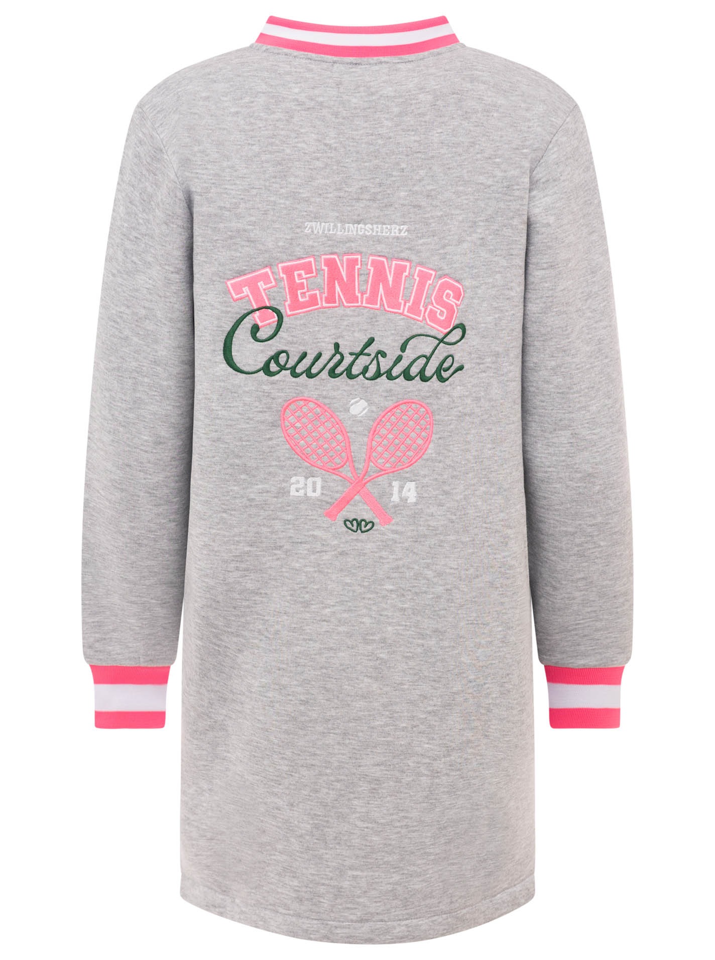 Zwillingsherz Manteau court »"Courtside"« Stickerei,Ressverschluss, elastische Bündchen