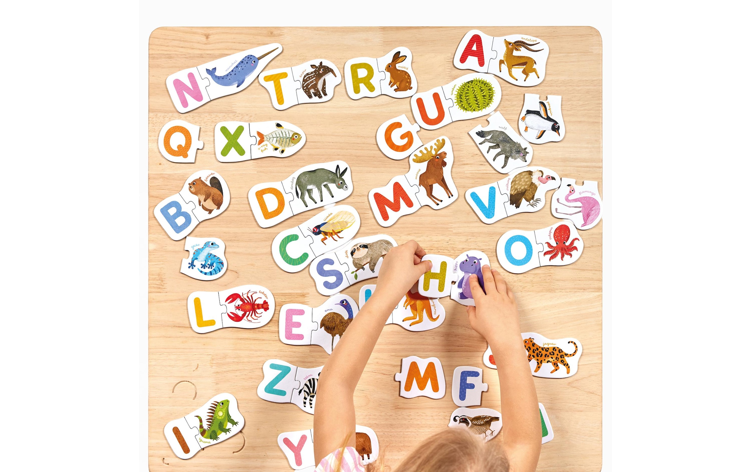   Puzzle »Banana Panda Pairs Letters Pappe« anglais