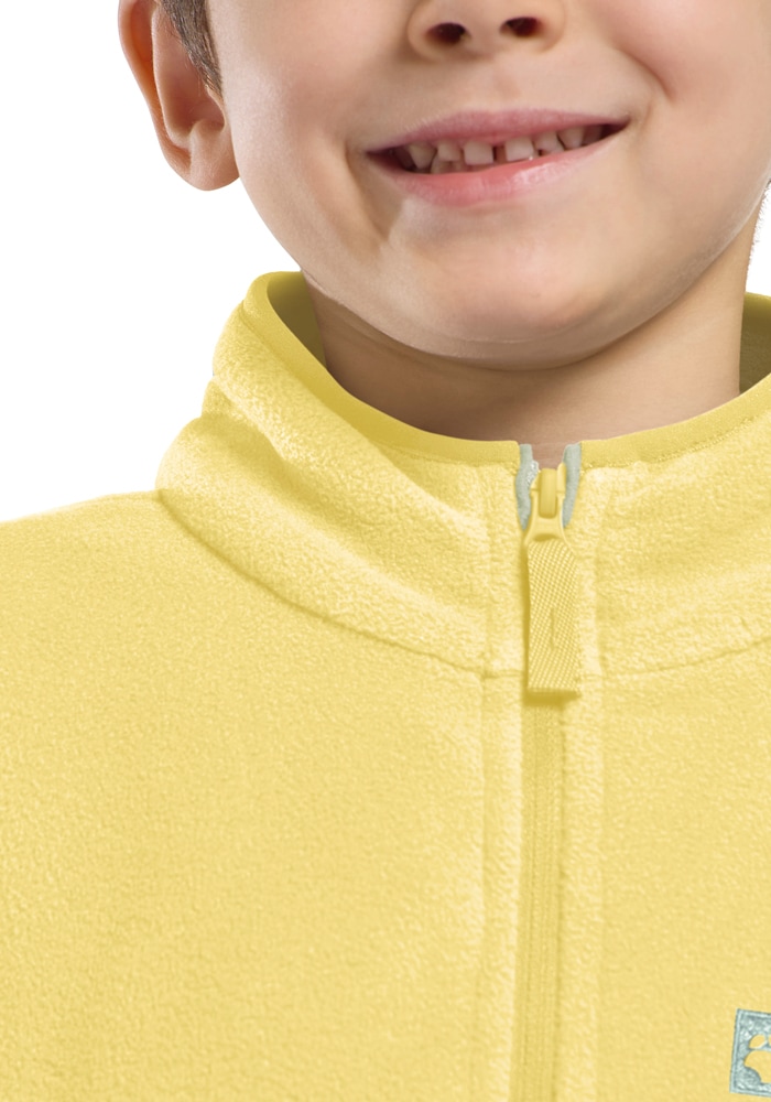Jack Wolfskin Fleecejacke »TAUNUS JACKET K« Winddicht, wärmend, atmungsaktiv, Übergangsjacke, für Kinder