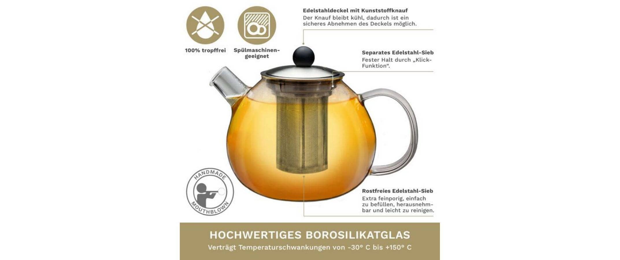 Creano Théière 1 l