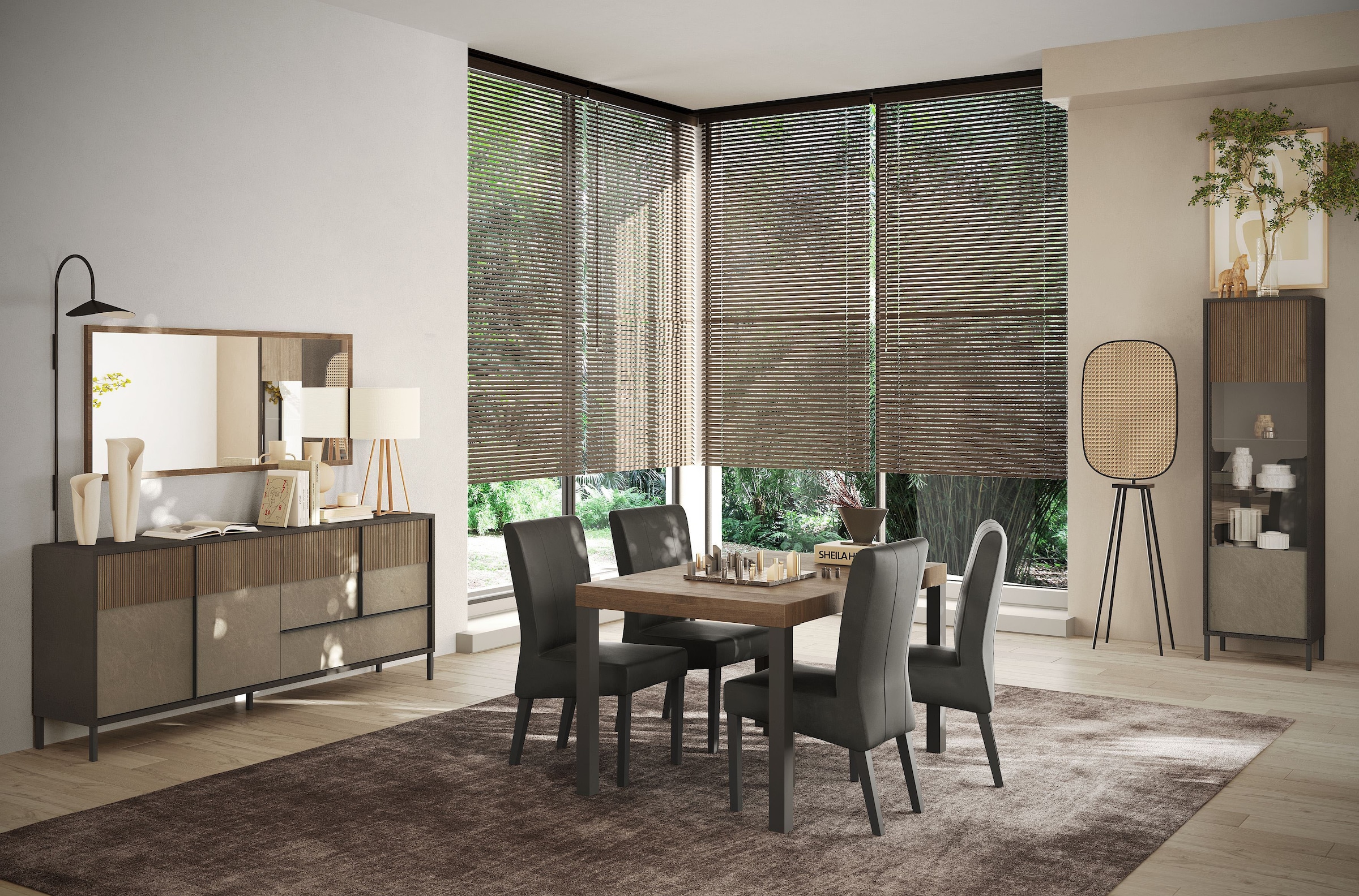 Home affaire Table de salle à manger »Everest 189 x 88 cm, Küchentisch, Esszimmertisch« moderner rechteckiger Esstisch mit Metallbeinen