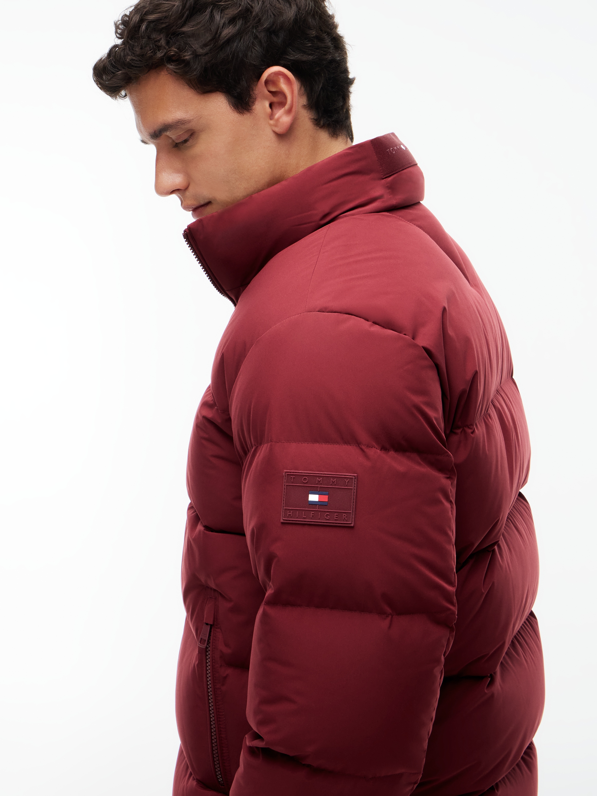 Tommy Hilfiger Daunenjacke »DOWN STAND PUFFER« Winterjacke, weiche Daunenfüllung