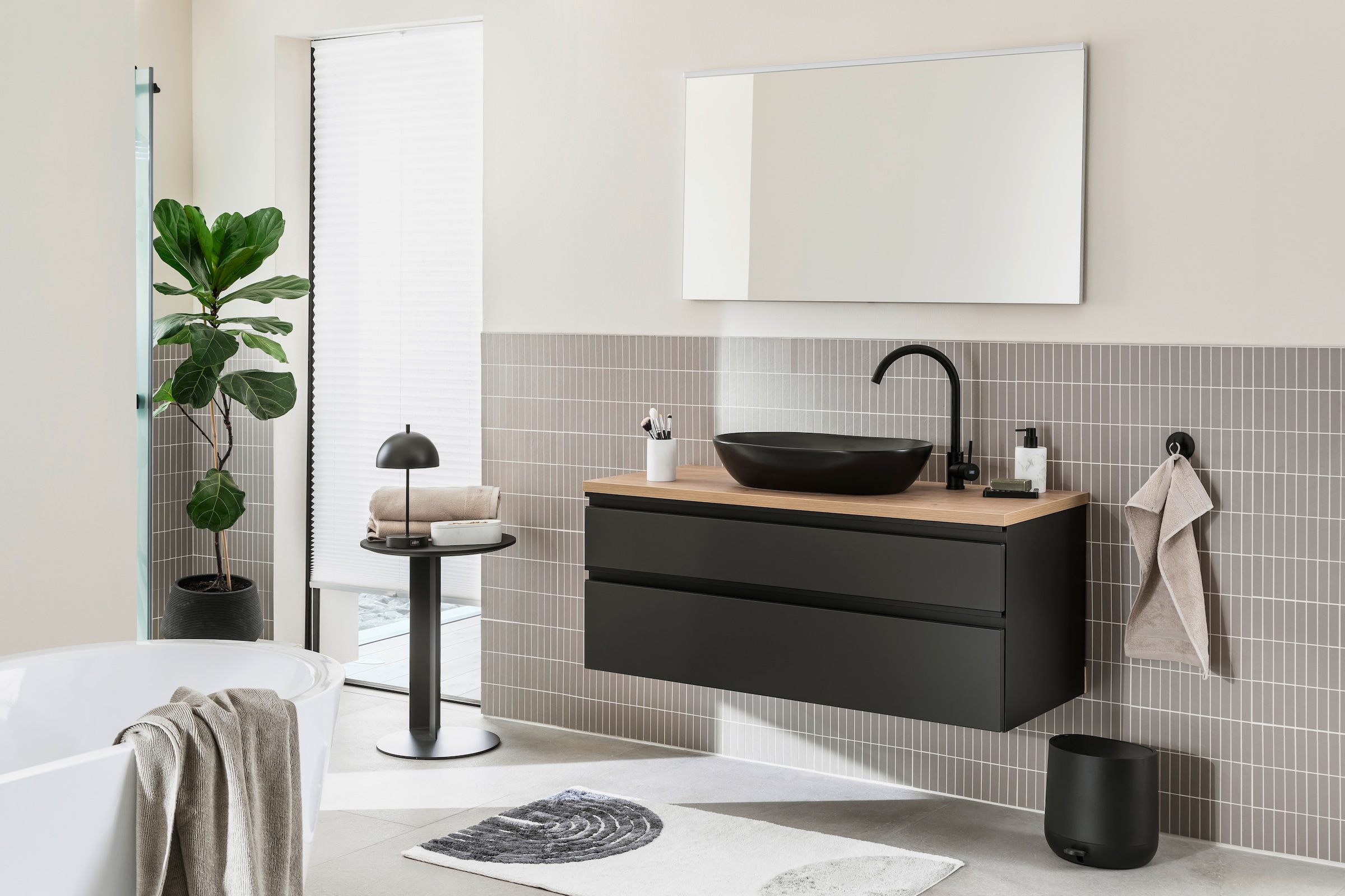 SCHÖNER WOHNEN-Kollektion Tapis de bain »Barbados 233« Höhe 17 mm kuschelweicher Badezimmerteppich, waschbar