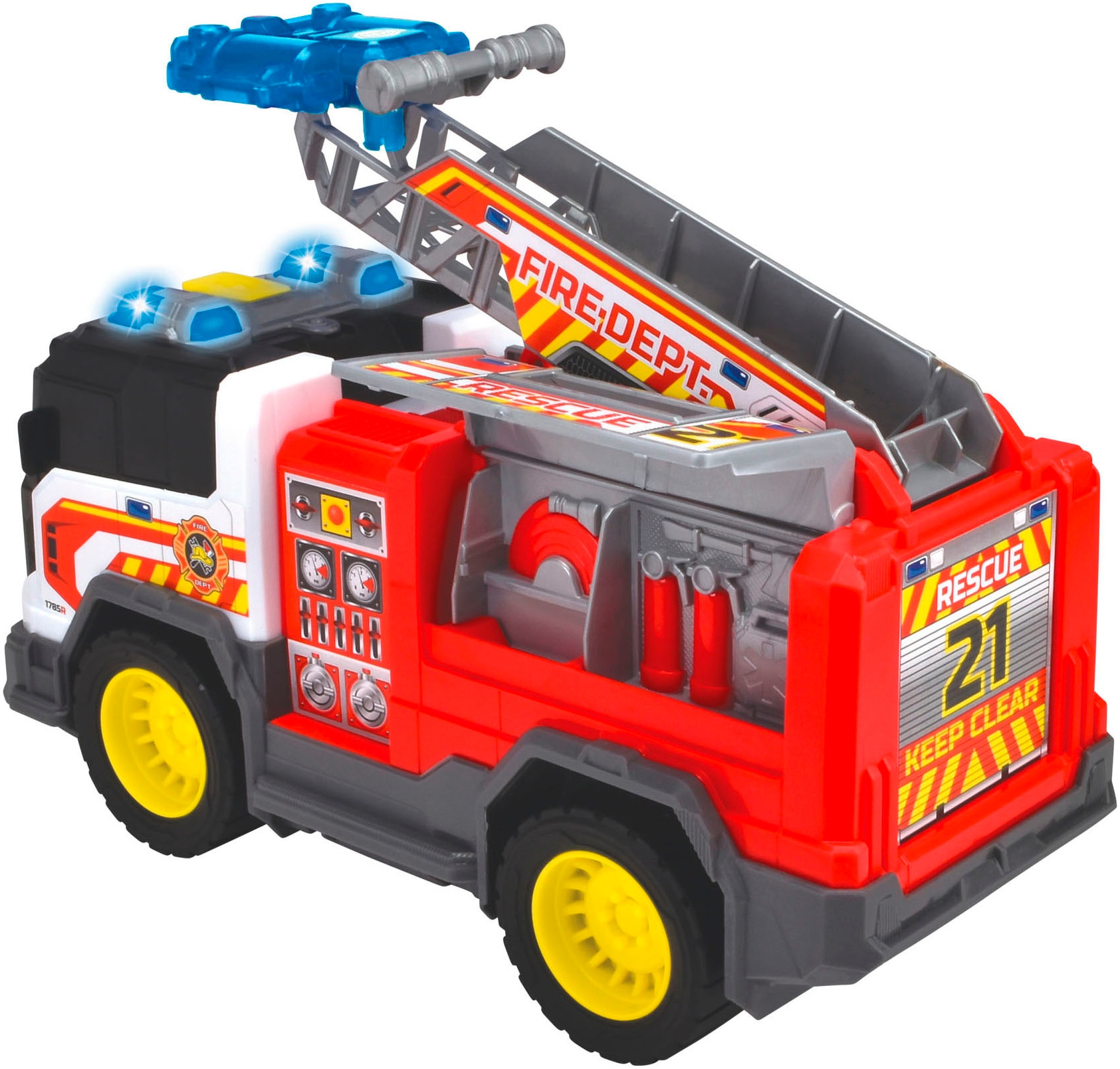 Dickie Toys Jouet pompier »Fire Rescue Unit« mit Licht und Sound