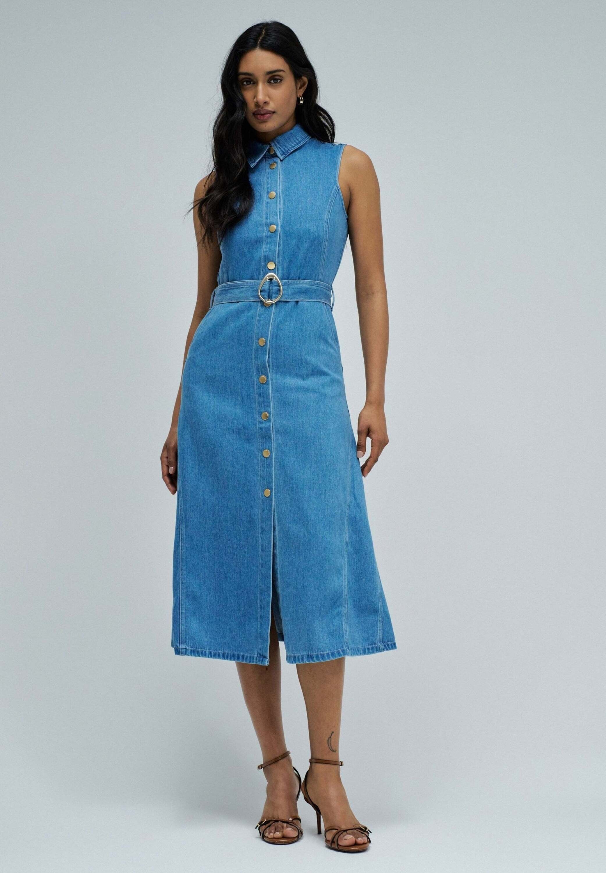 Salsa Robe midi »Salsa Jeans Midikleid Sleeveless Belt«