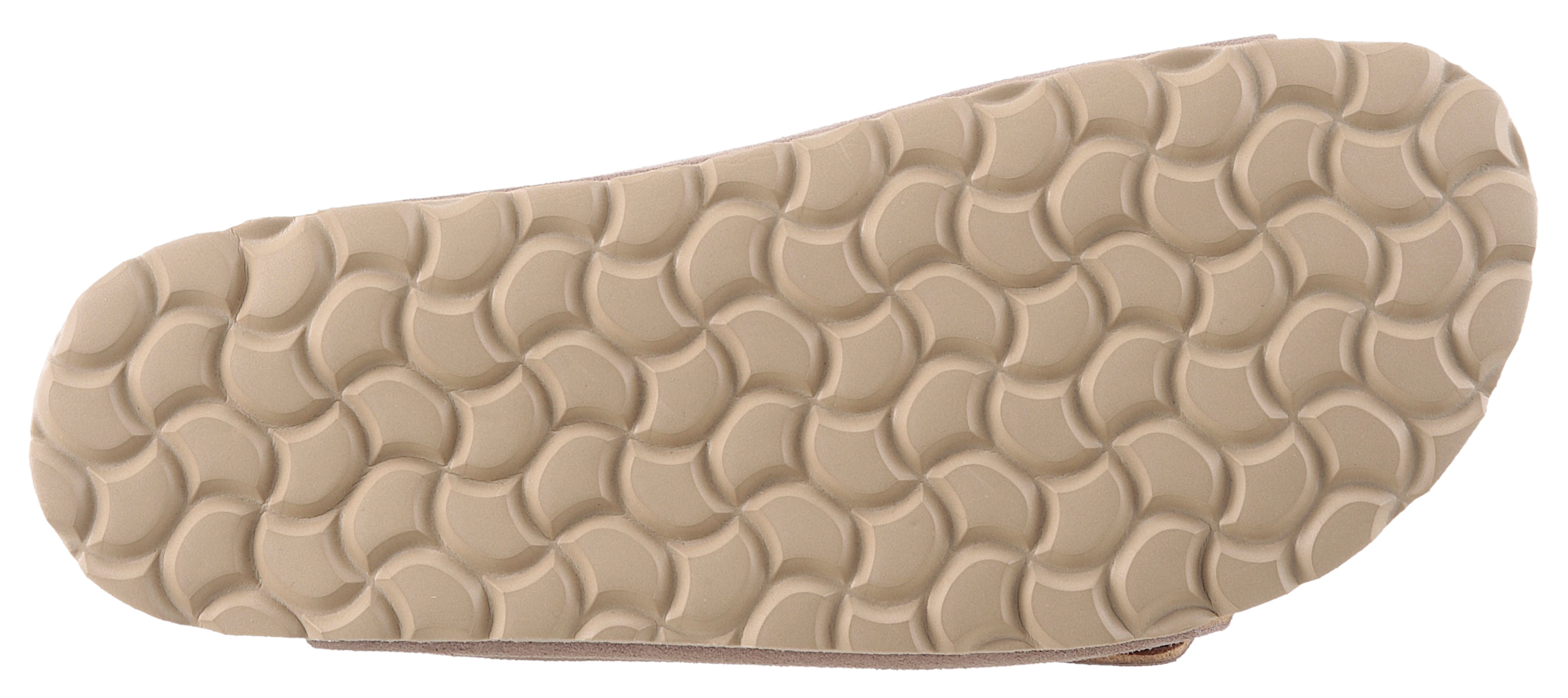 VERBENAS Pantolette »Randell Velour«  Sommerschuh, Schlappen, Hausschuh, Urlaubschuh mit Softfussbett