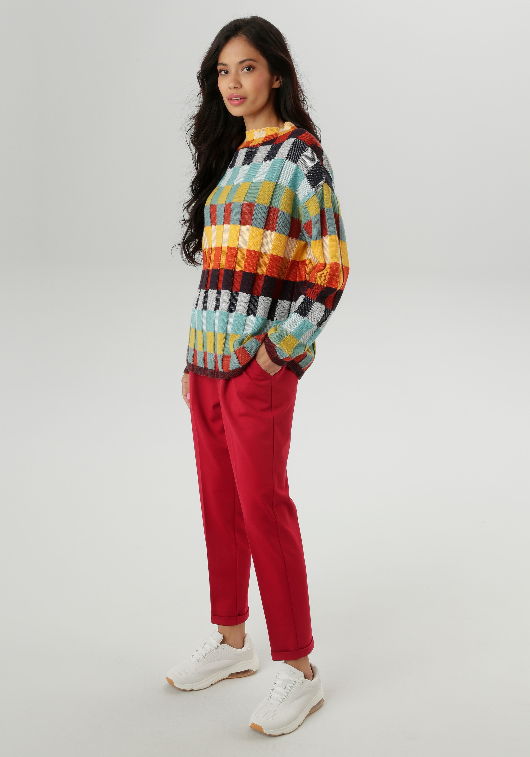 Aniston SELECTED Pantalon à enfiler  mit Bundfalten