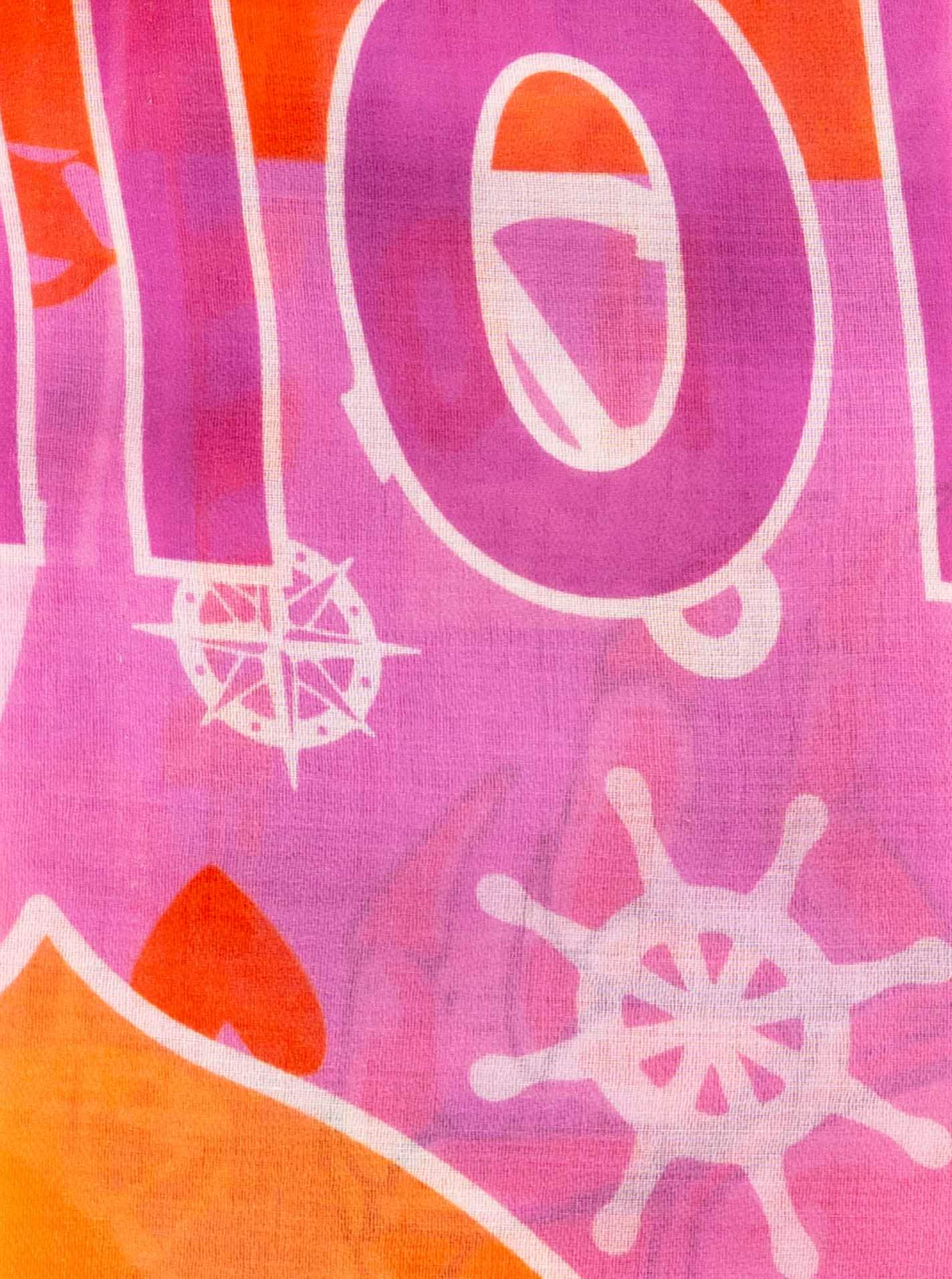 Zwillingsherz Schal »"Maritimes Patchwork"« Farbenfrohes Motiv, Anker, Herzen