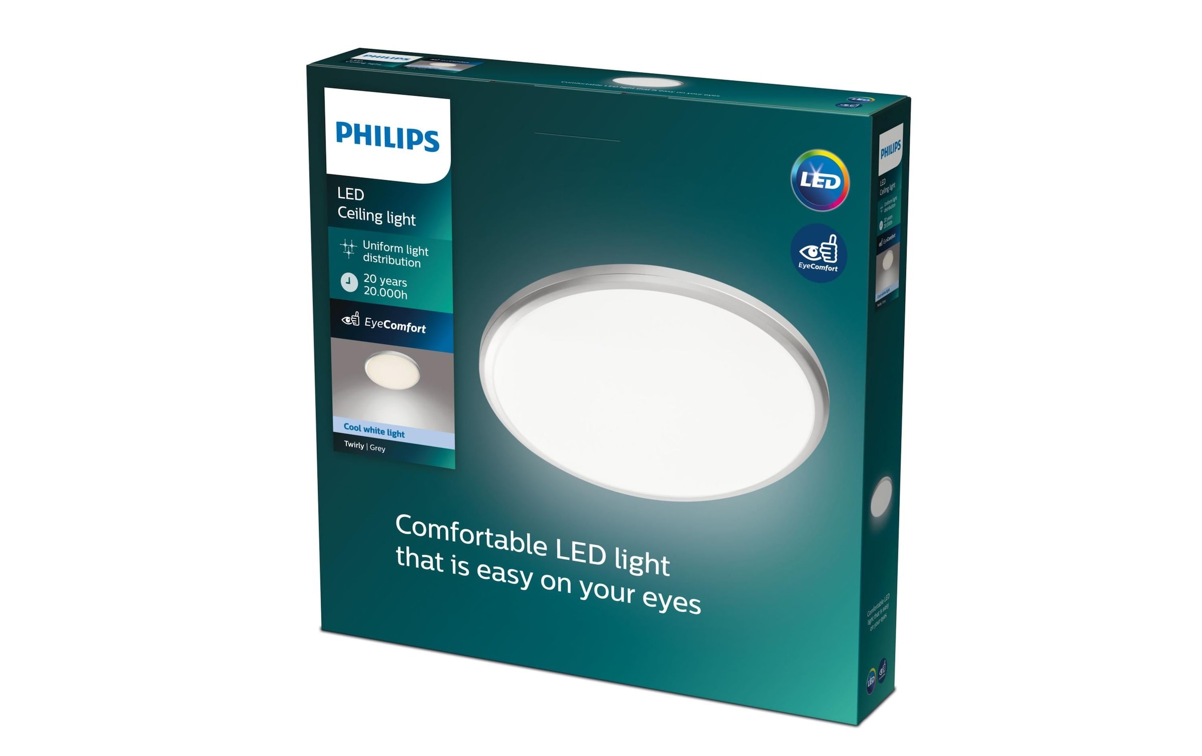 Philips Deckenleuchte »Twirly 17 W,« Neutralweiss