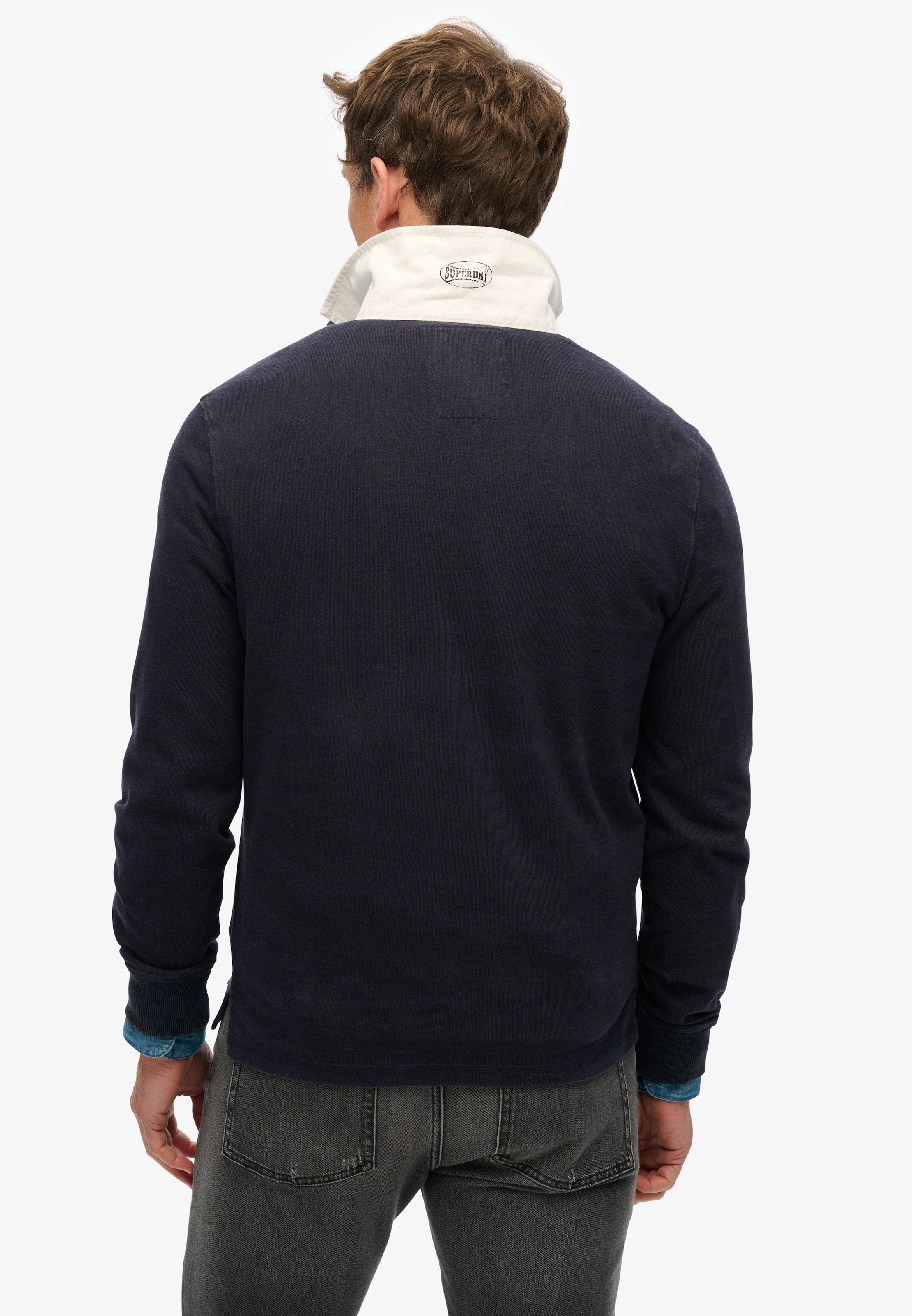 Superdry T-shirt à manches longues »VINTAGE ATHLETIC RUGBY« coton, coupe décontractée