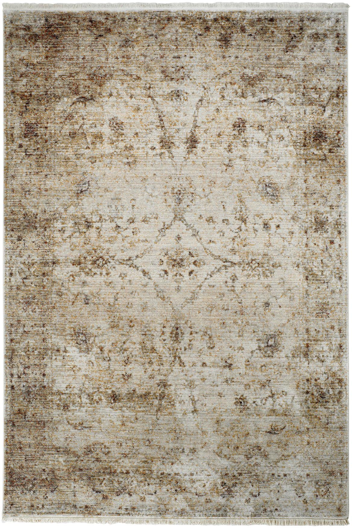 Obsession Teppich »My Laos 454« rechteckig 14 mm Höhe Kurzflor, Orient-Optik, Vintage Design, mit Fransen