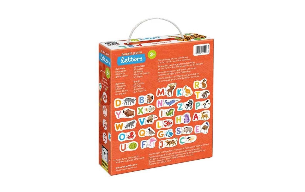   Puzzle »Banana Panda Pairs Letters Pappe« anglais