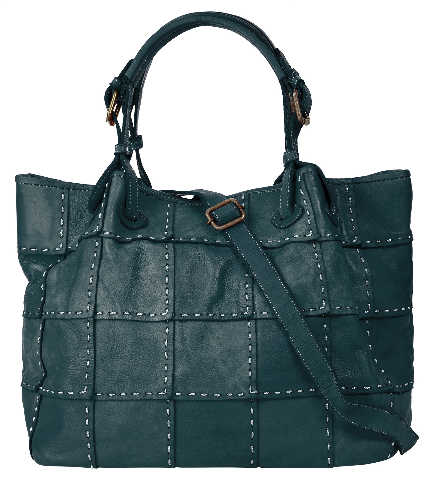 Samantha Look Shopper echt Leder, Made in Italy