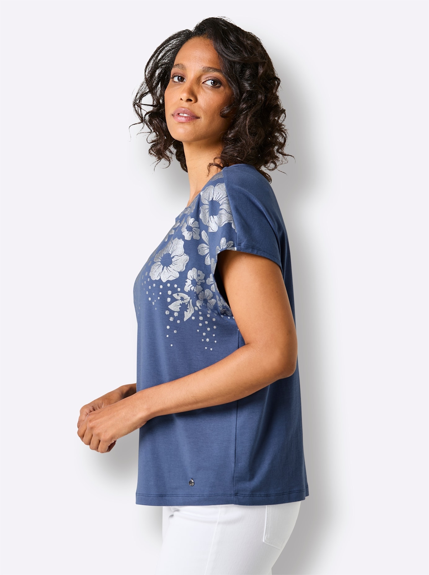 CREATION L PREMIUM T-shirt imprimé »Modal-Mix-Shirt« 1 pièces