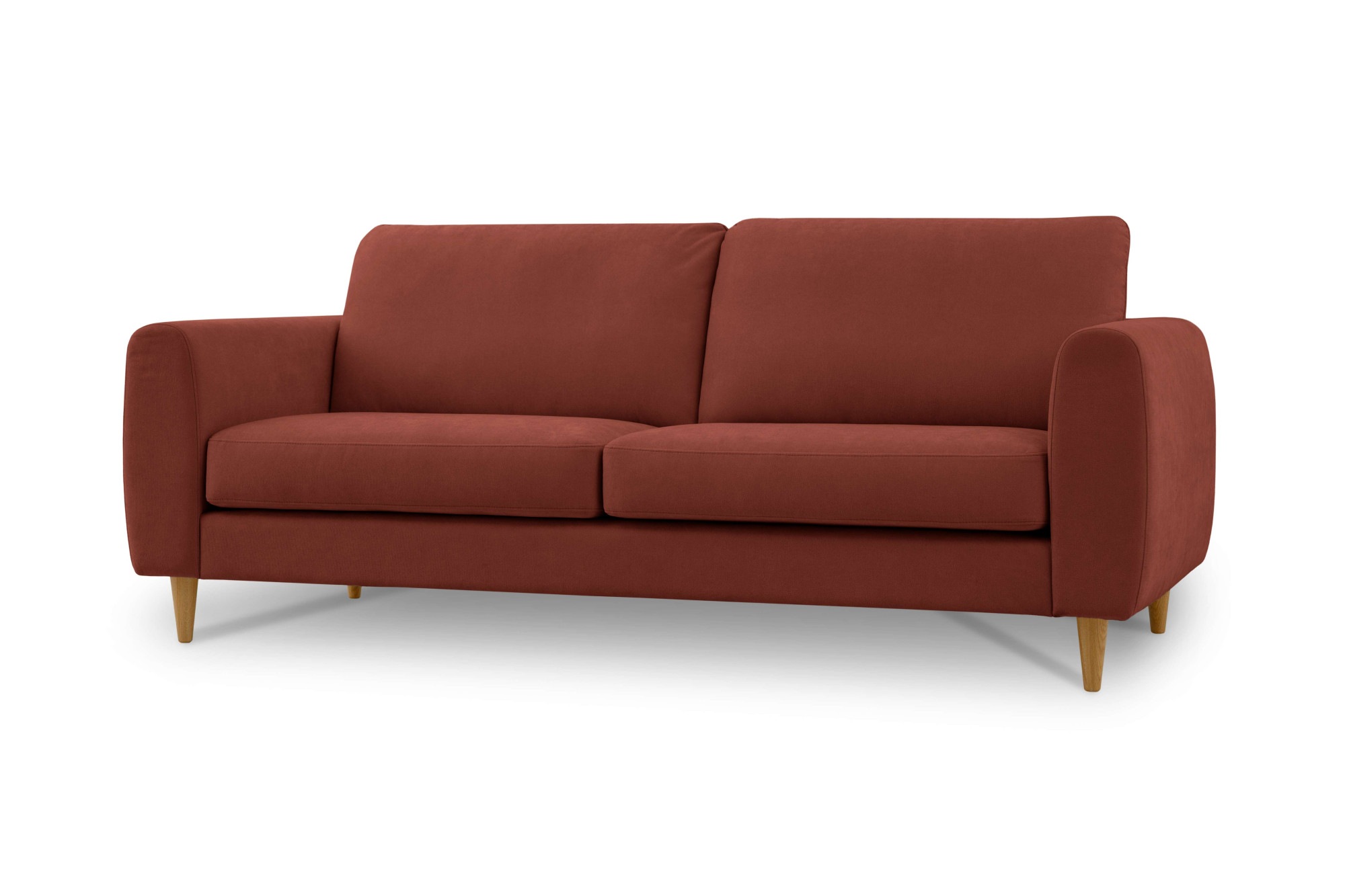GOODproduct 3-places »Finnian« 212 cm, Chenille, elegante Massivholzfüsse