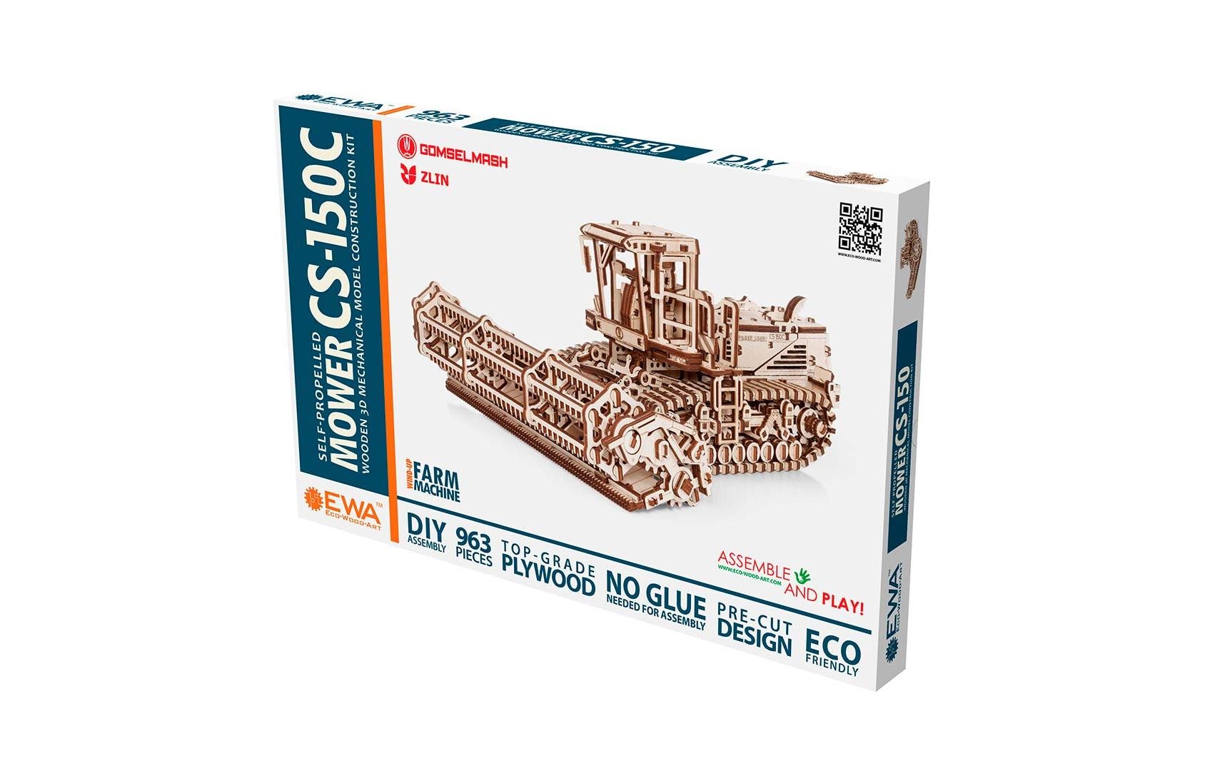   Modellbausatz »Eco-Wood-Art Mähdrescher CS-150C« 963 Stk. tlg.