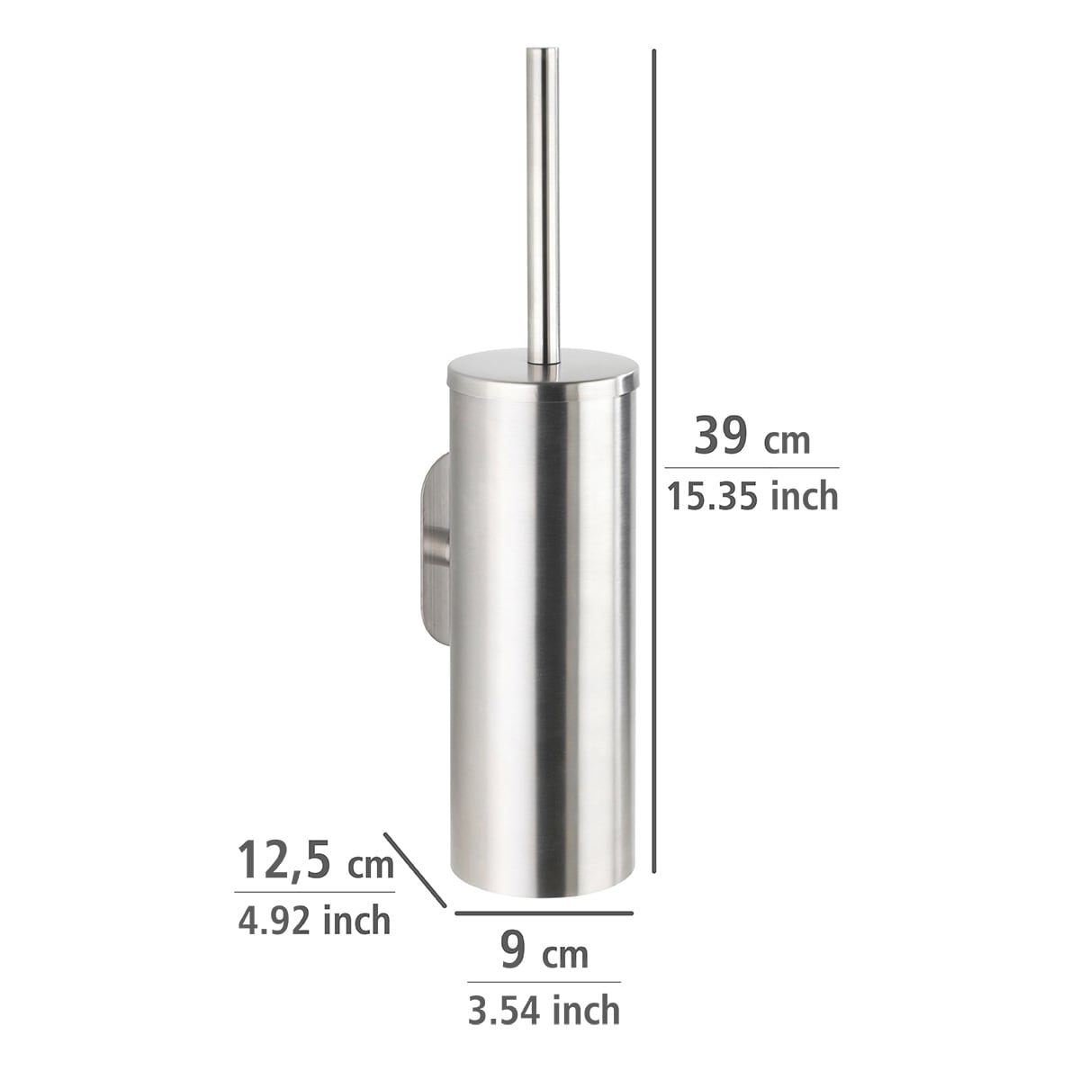 WENKO WC-Garnitur »Orea« 1 Stk. aus Edelstahl aus rostfreiem Edelstahl