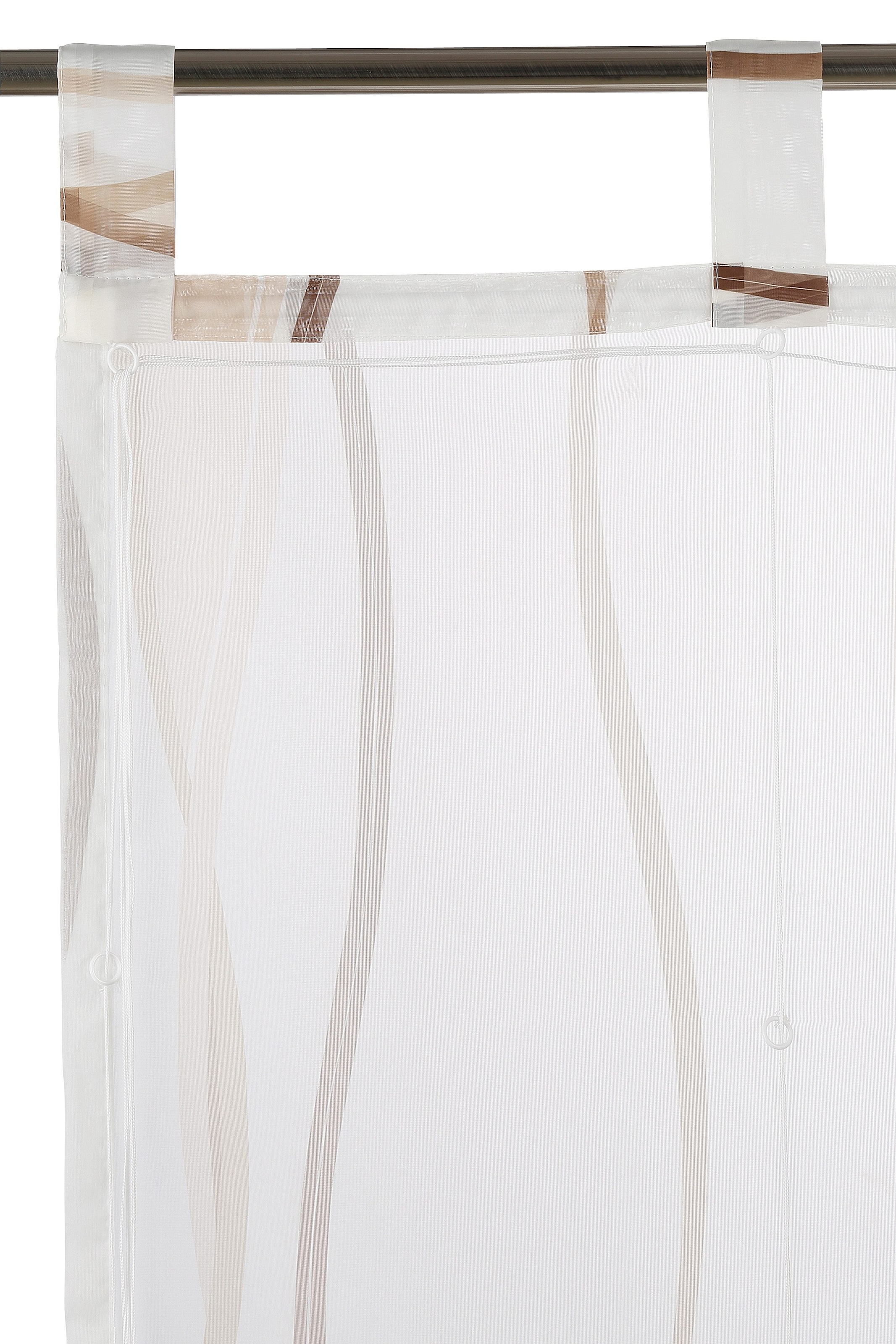GOODproduct Raffrollo »Dimona« mit Schlaufen Transparent, Voile, Polyester