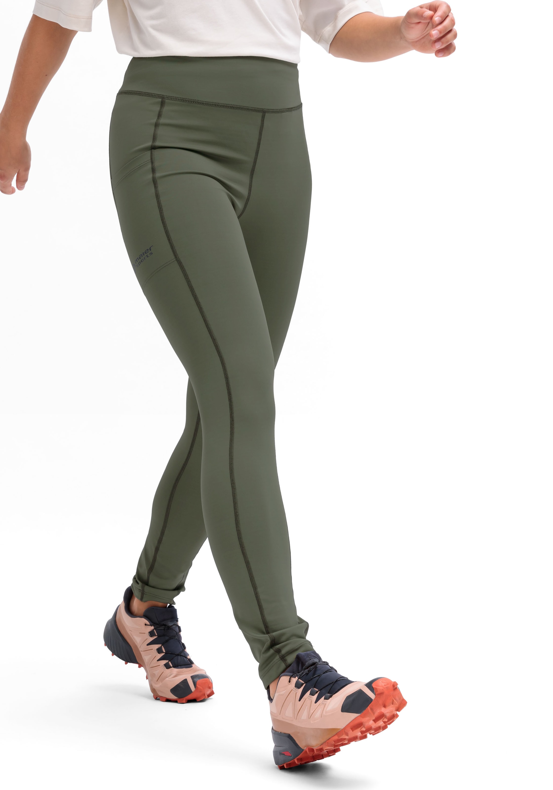 Maier Sports Leggings fonctionnels »Da-Tight el. MS FAV Long Tight W«  sportlicher Stil, für Wandern und Outdooraktivitäten
