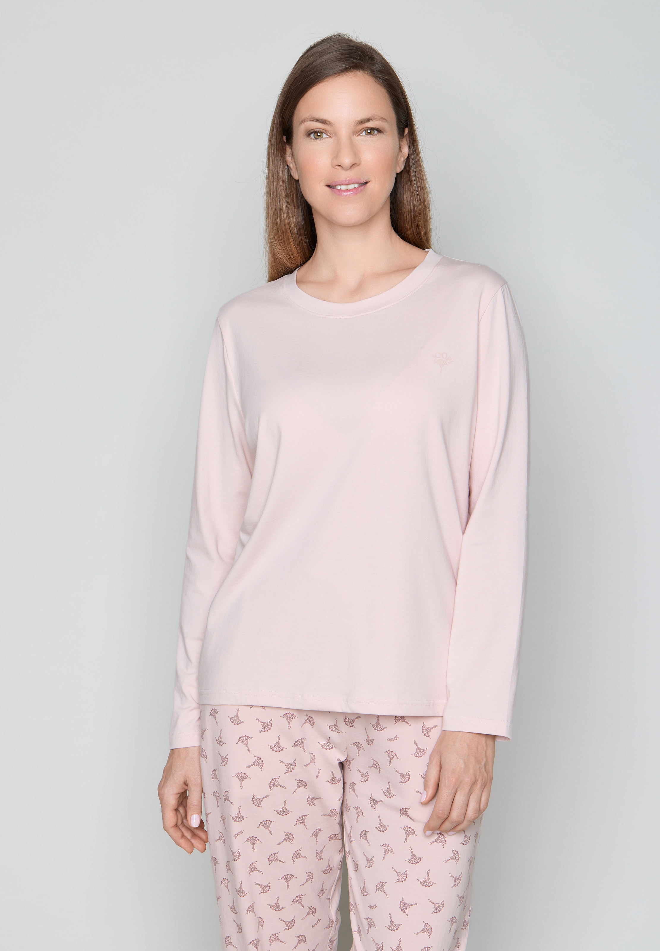JOOP! Pyjama mit langem Schnitt, aus Jersey und Baumwollmischung, im JOOP! Stil