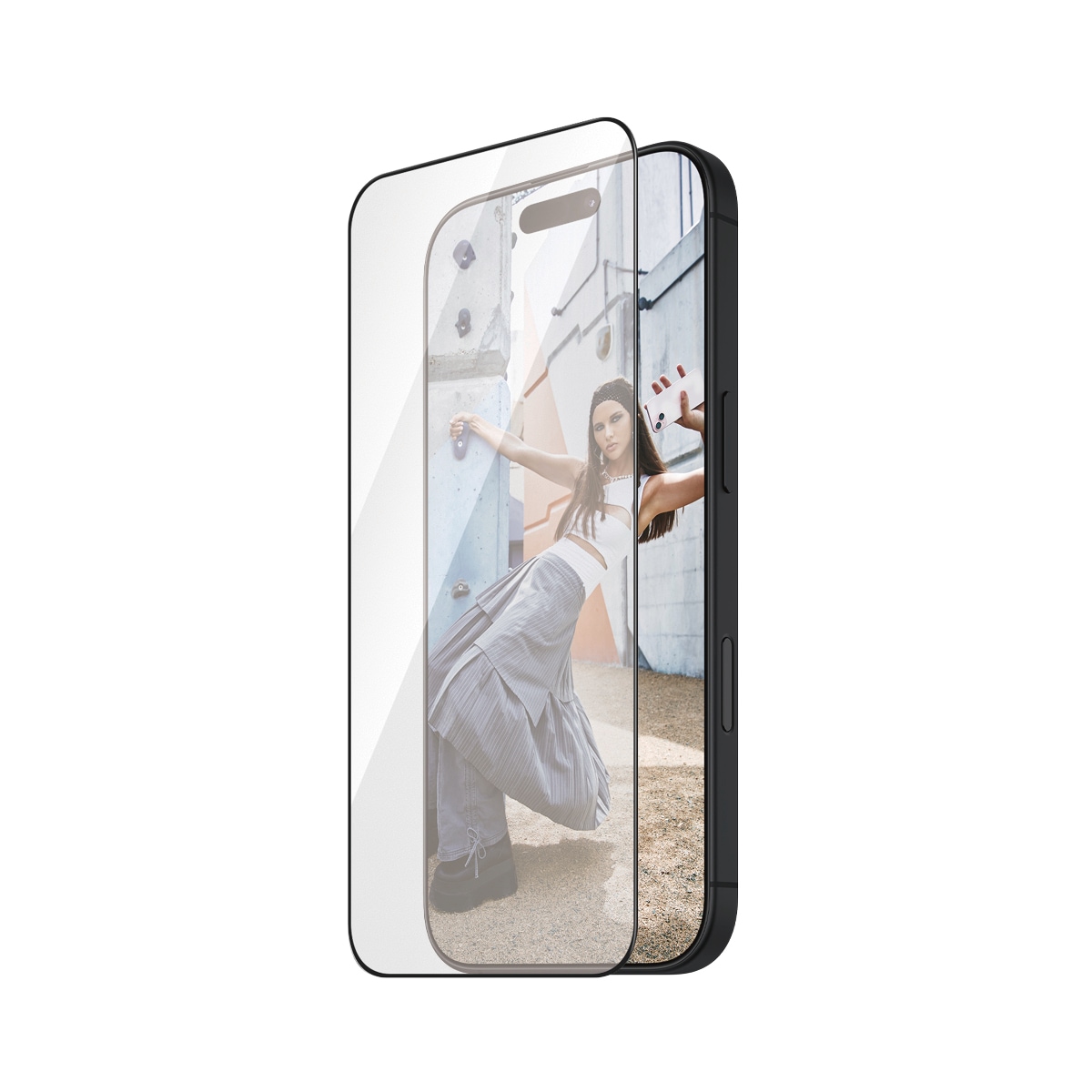 SAFE by PanzerGlass Verre de protection d'écran »Ultra-Wide Fit Screen Protection« für Apple iPhone 16 Plus;Apple iPhone 15 Plus Displayschutzfolie, Schutzfolie, Bildschirmschutz, kratz- & stossfest