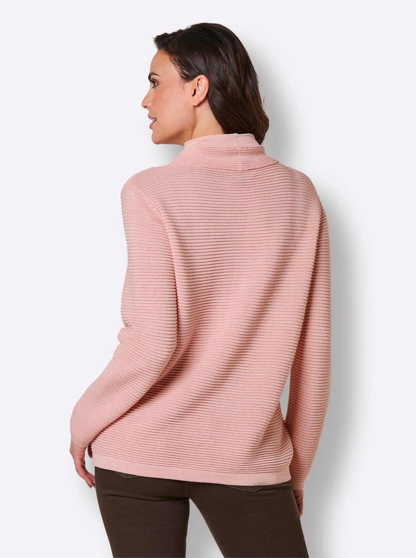 CREATION L PREMIUM Pull à col montant »Lyocell-Baumwoll-Pullover«