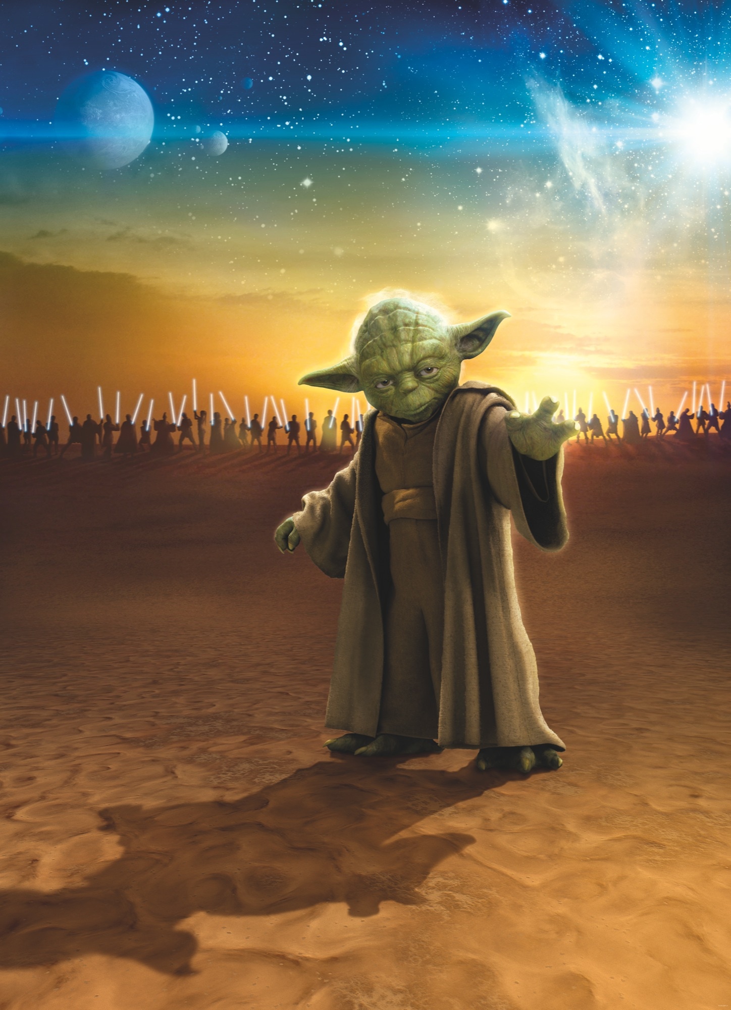 Komar Papier peint photo »Vlies Fototapete - STAR WARS Master Yoda - Grösse 200 x 250 cm« imprimé
