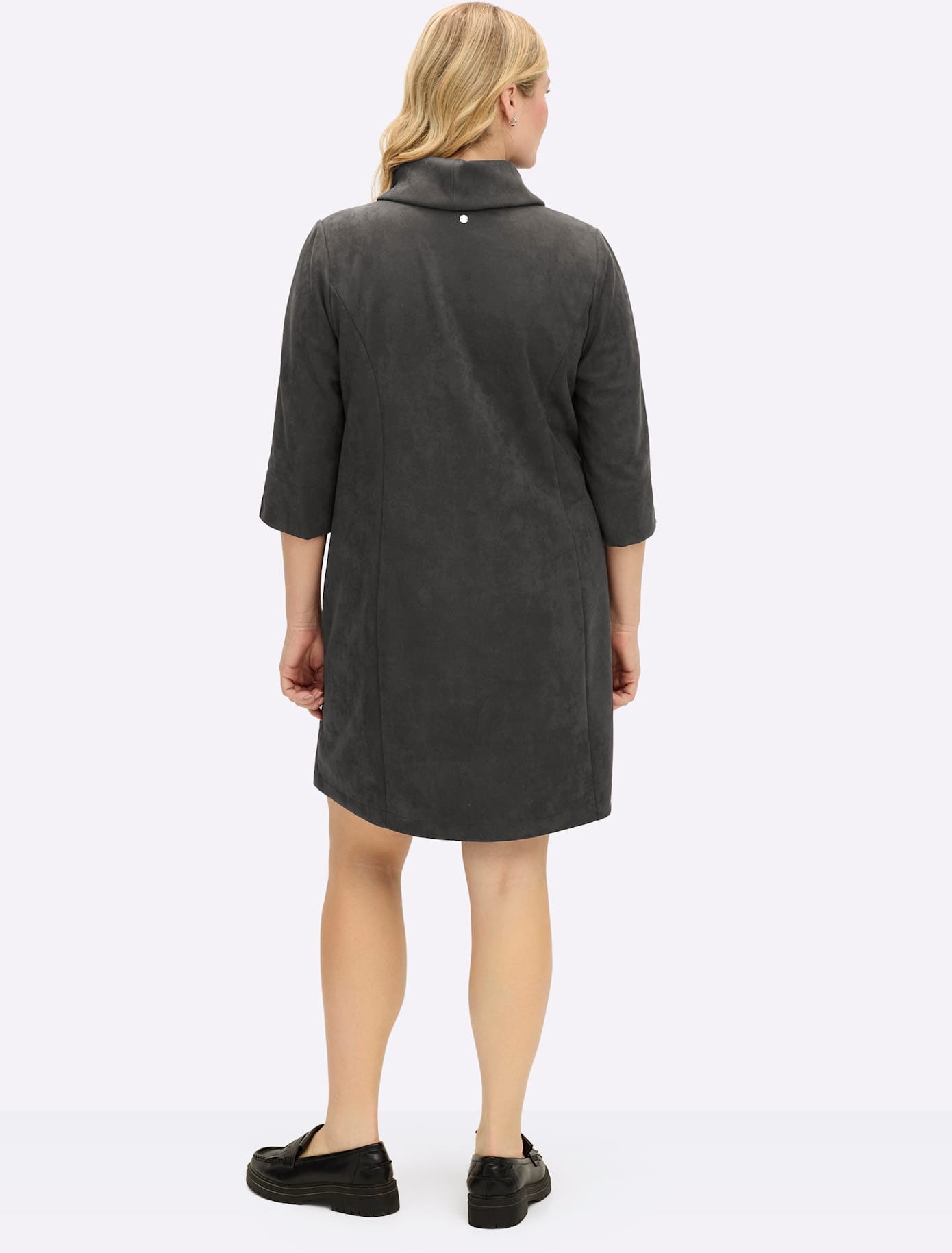 Sheego Robe en ligne A »Velours-Kleid«