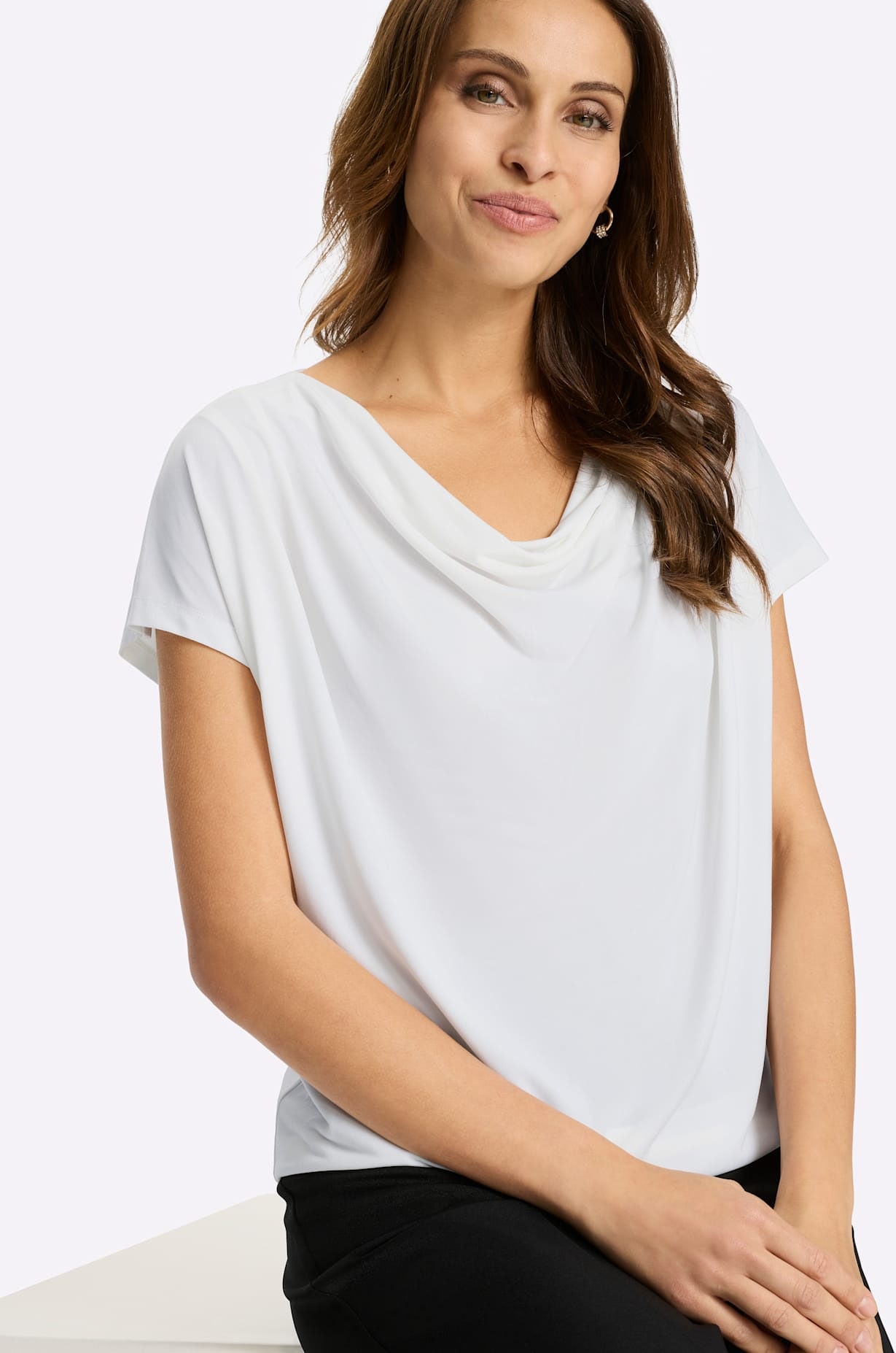 Lady T-shirt cascade »Wasserfallshirt« 1 pièces