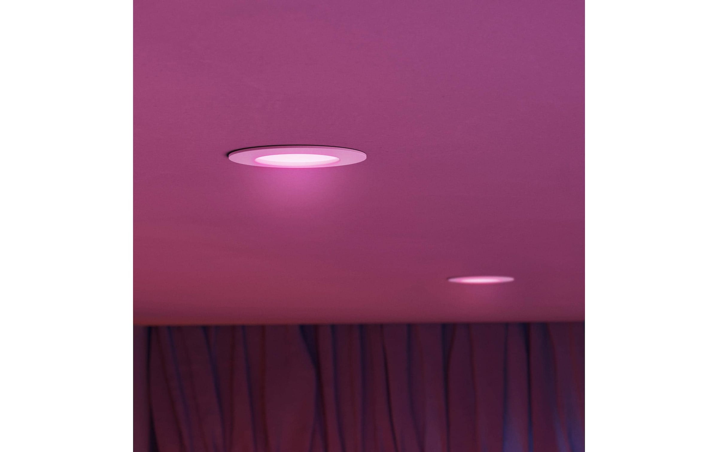 Philips Hue Plafonnier »Philips Hue Deckenleuchte WCA Slim Recessed Light S« RVB | blanc chaud - blanc froid