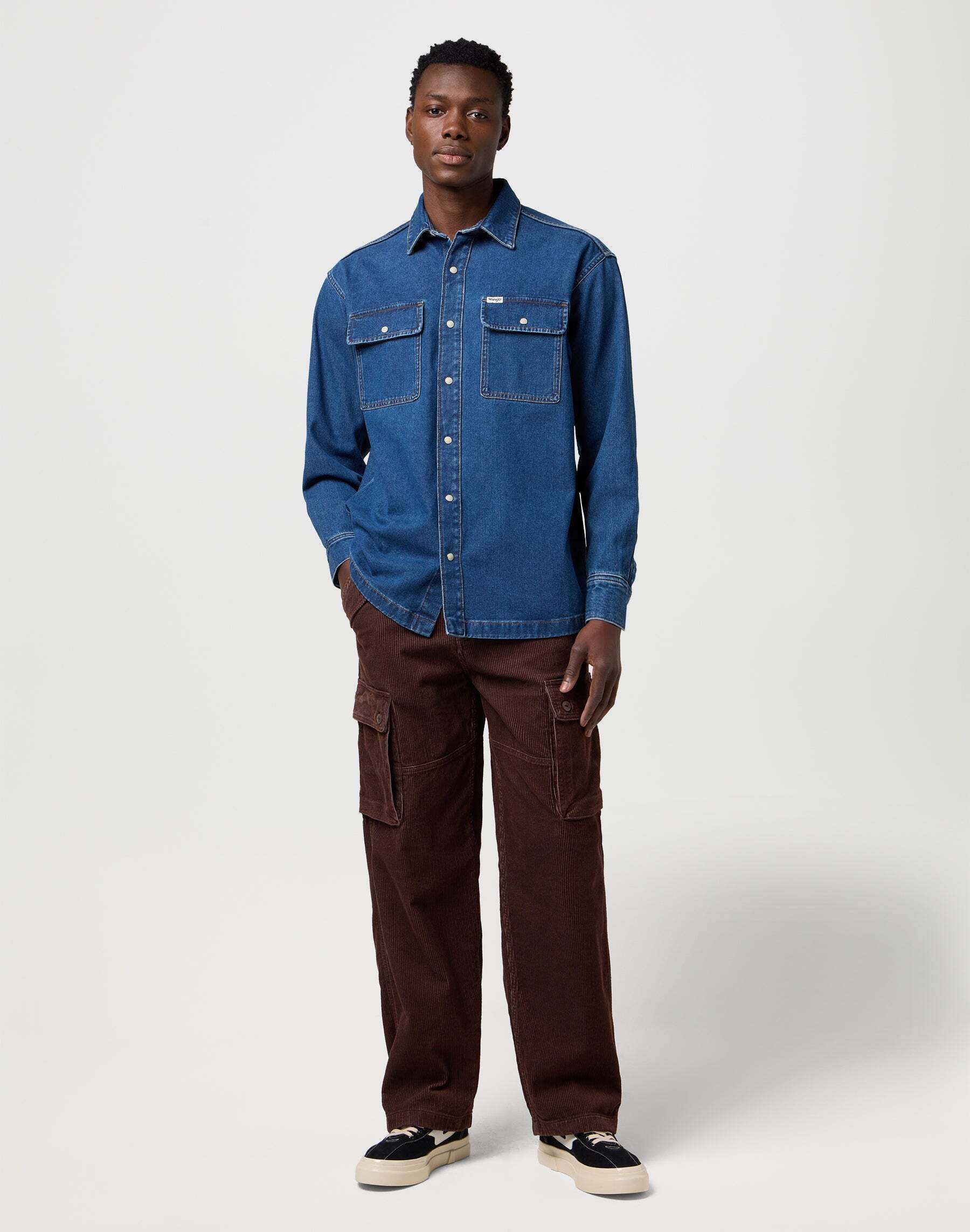Wrangler Chemise en jean »WRANGLER Jeanshemd Overshirt«